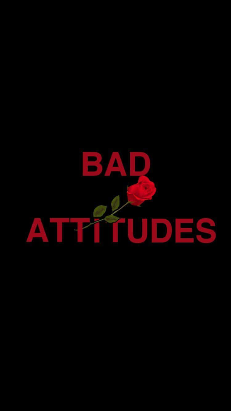 Baddie-asenteet ja punainen ruusu iPhone Taustakuvat