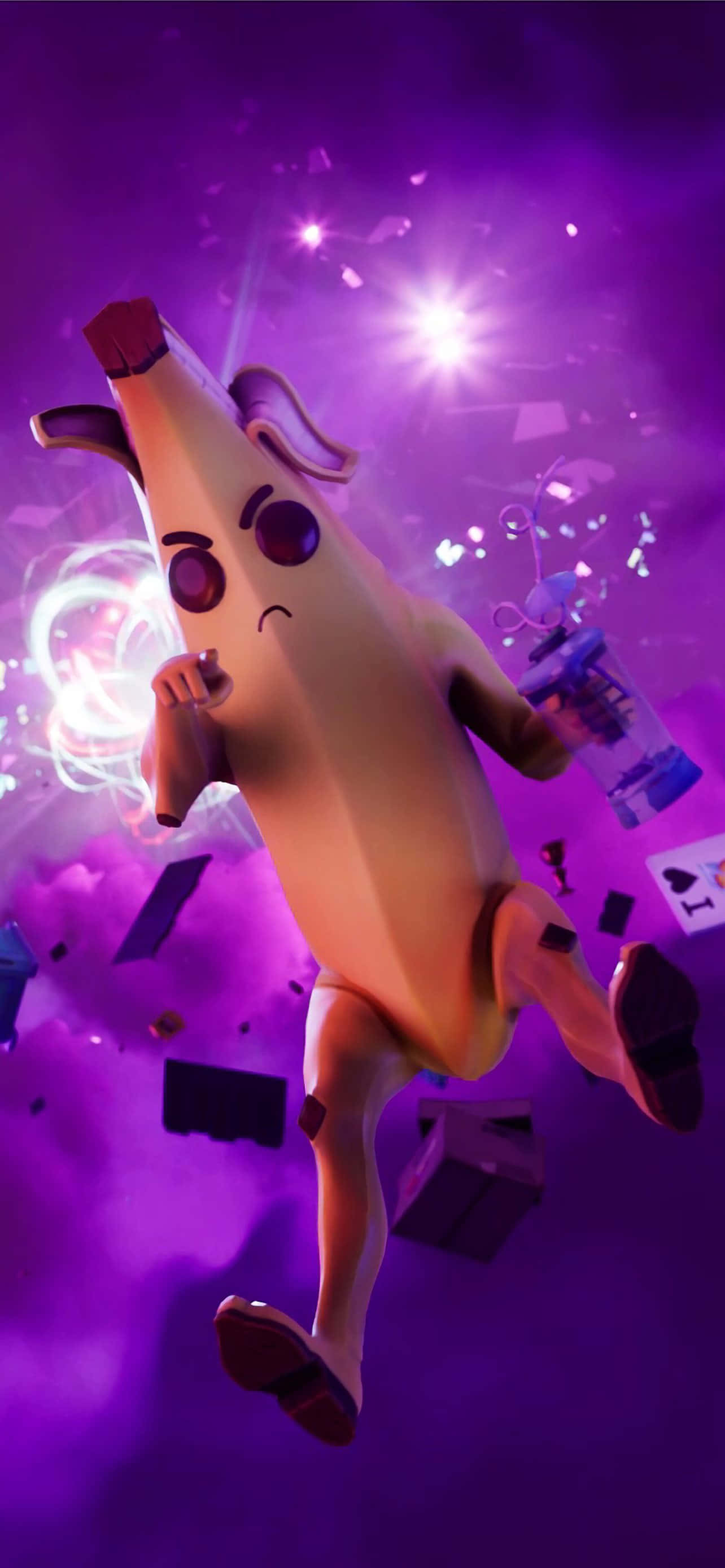 Banaani Fortnite iPhone Taustakuvat