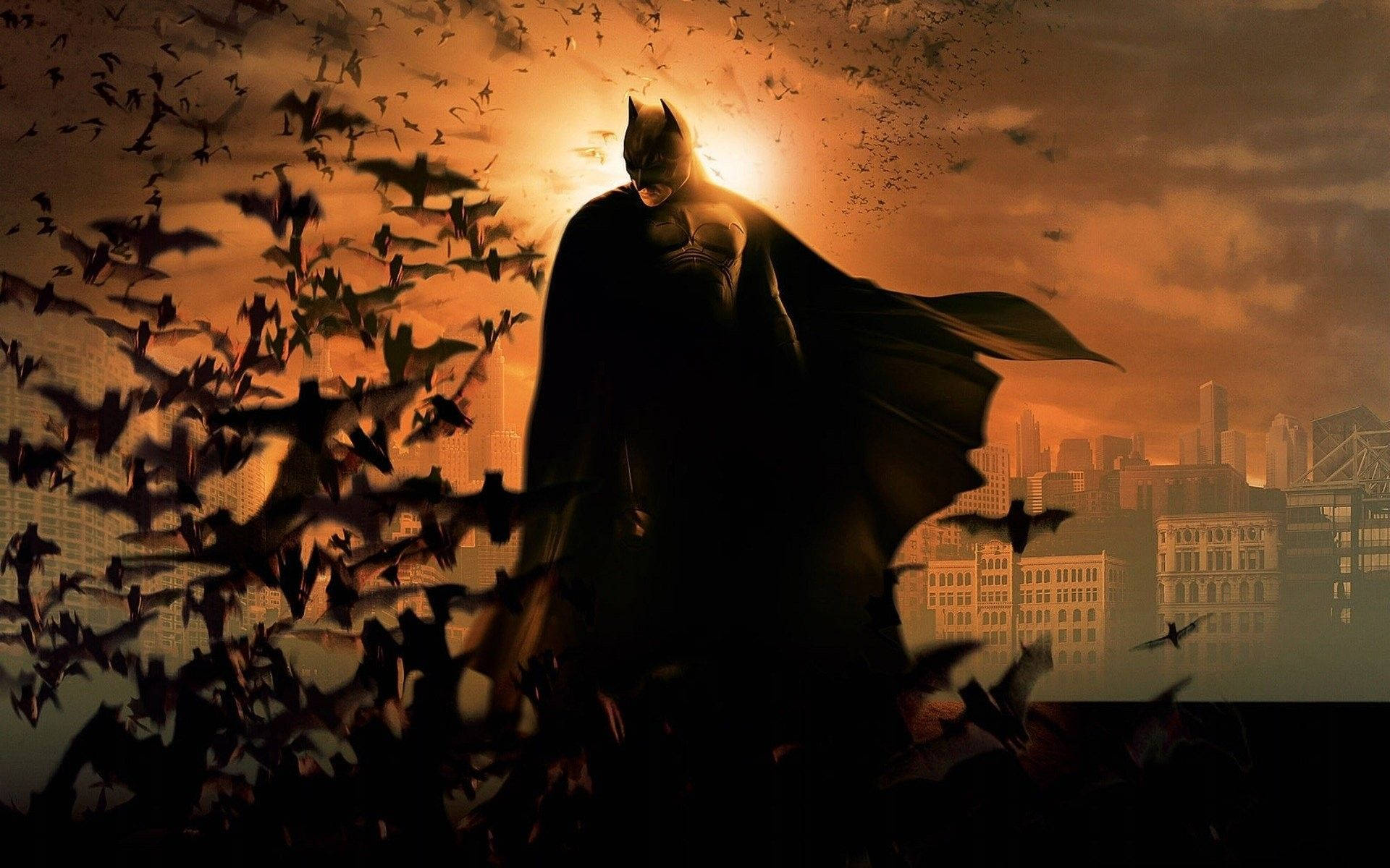 Batman auringonlaskussa elokuva Taustakuvat
