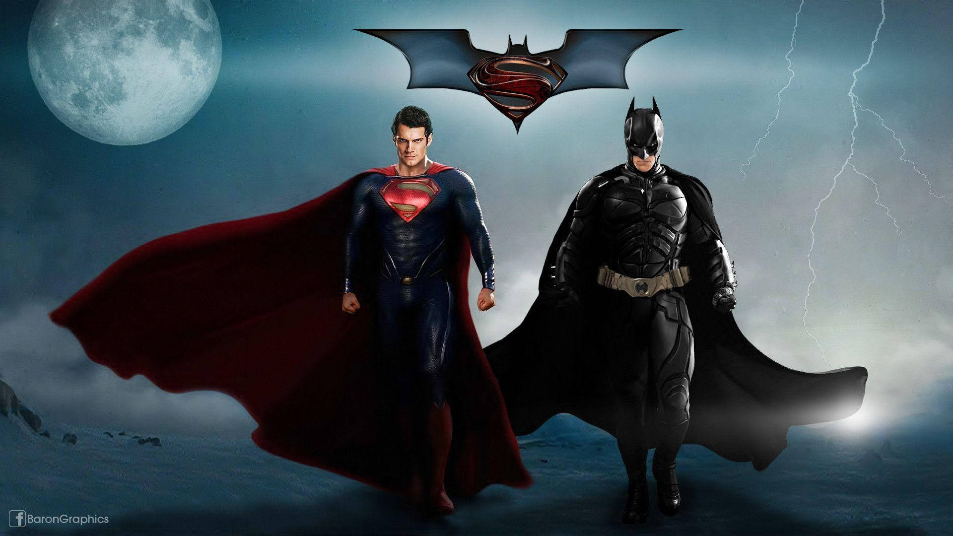 Batman ja Superman -logo taustakuva