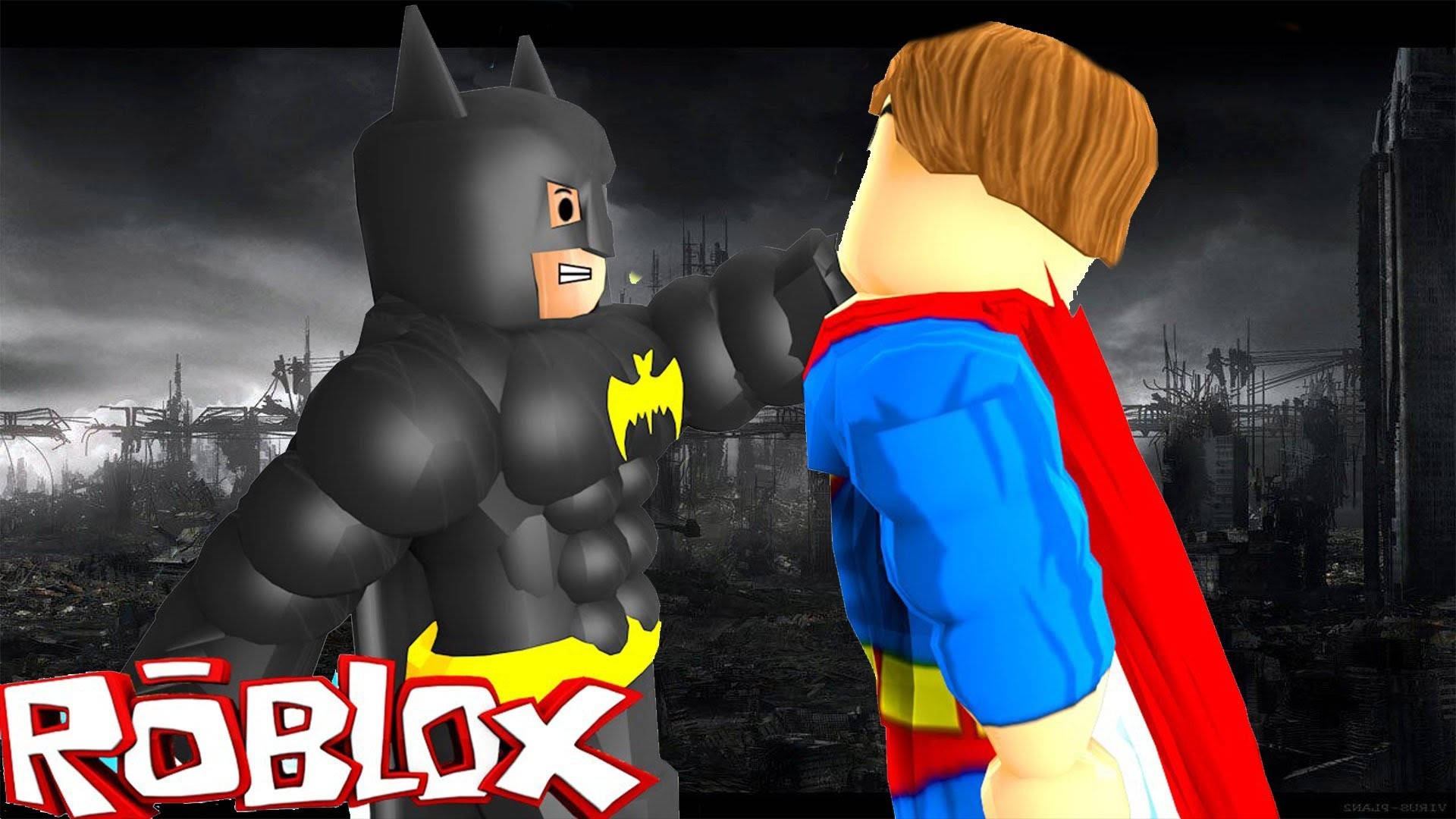 Batman ja Superman Robloxin maailmassa Taustakuvat