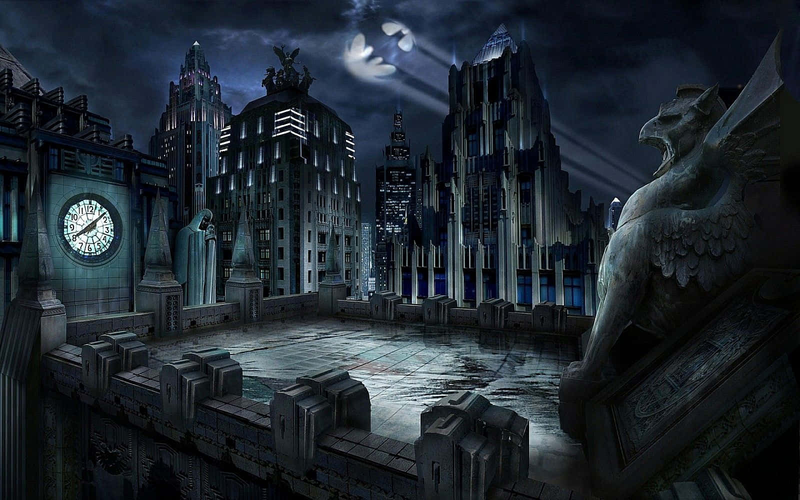 Batman-kaupungin taustakuva - taustakuvat