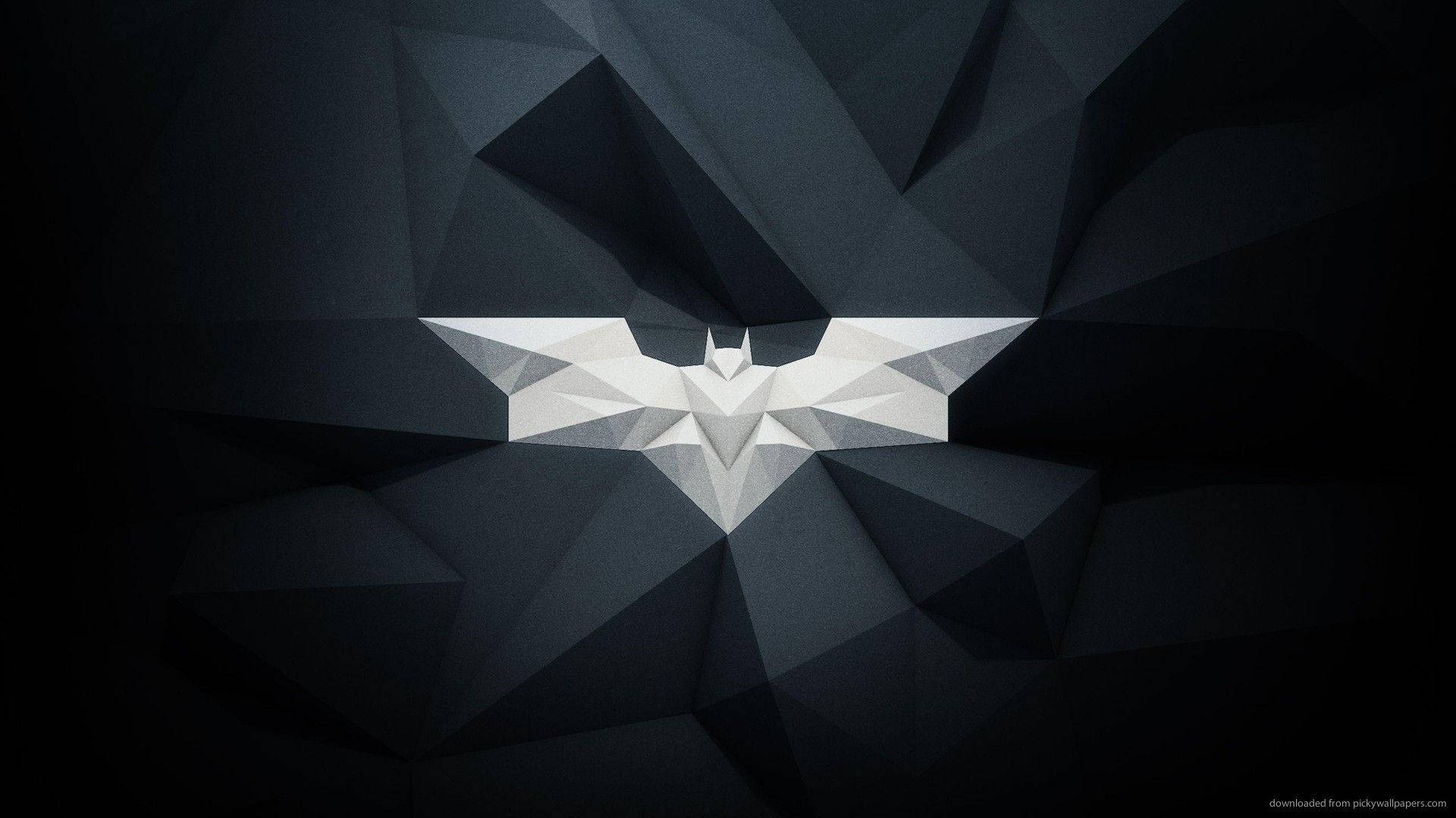 Batman-logo monikulmiotaide -taustakuva
