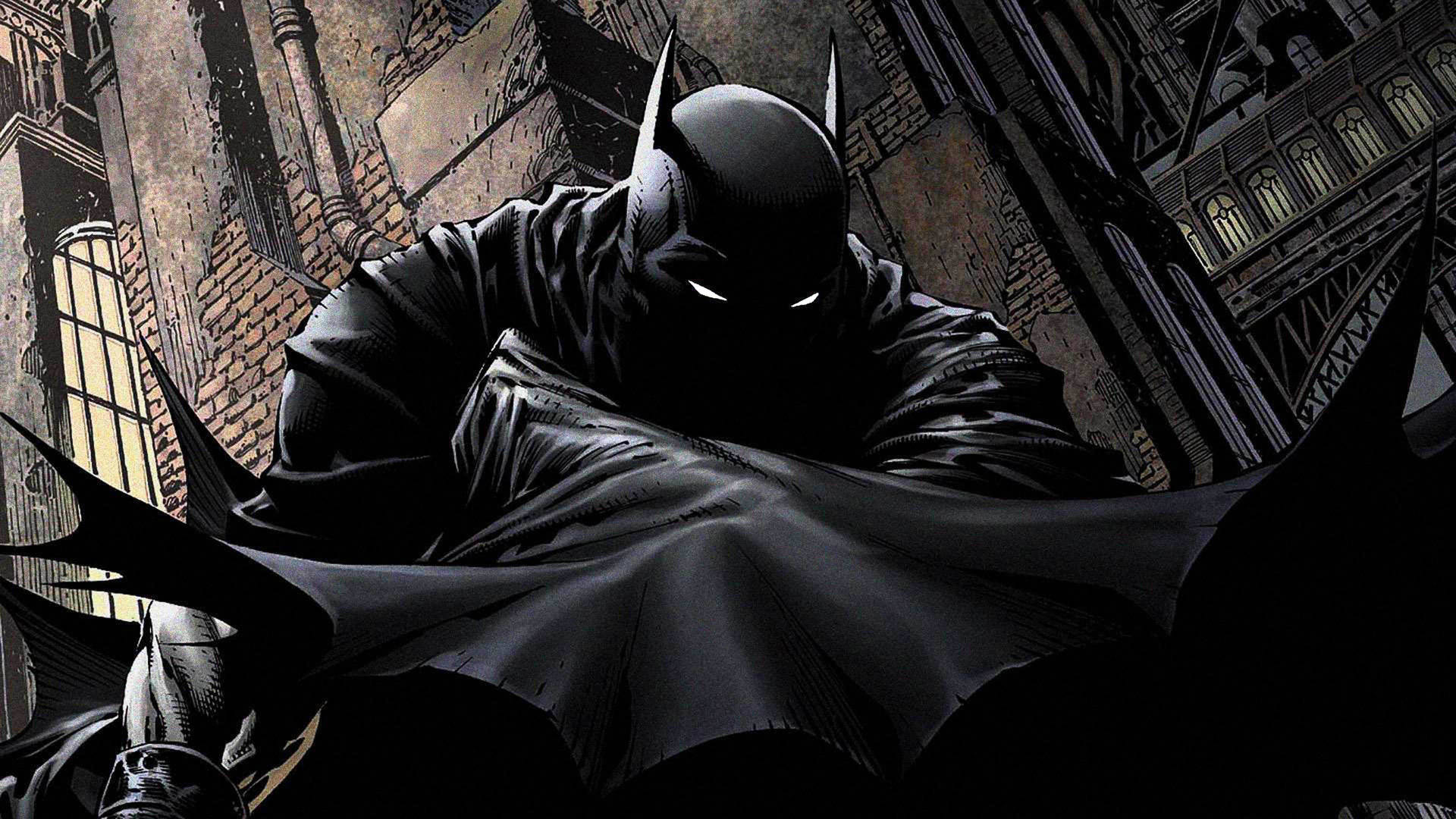 Batman rakennuksessa sarjakuva taustakuva