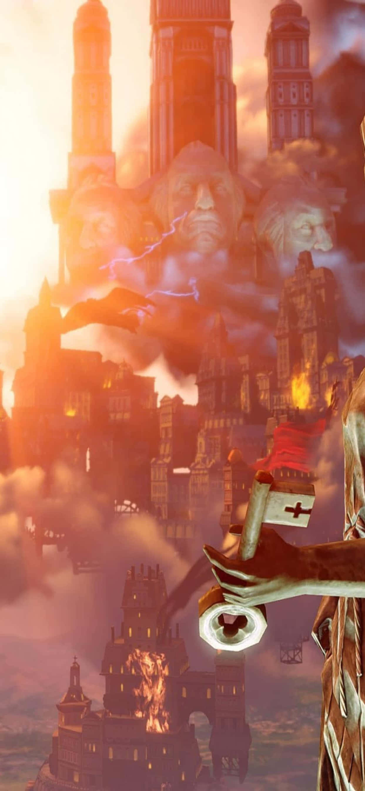 Taistelukenttä iPhone Xs Max Bioshock Infinite Taustakuva Taustakuvat