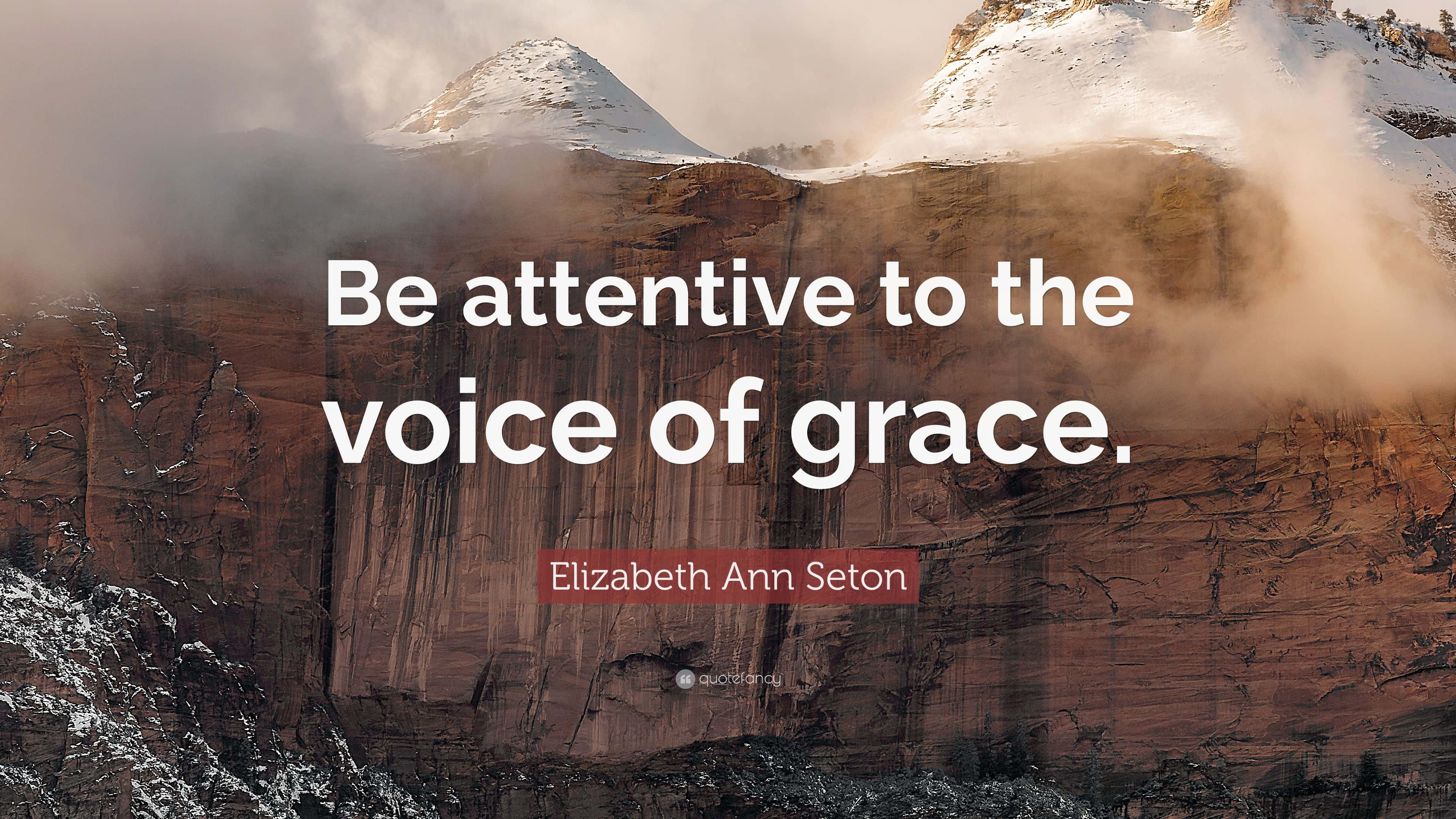 Be Attentive to Grace - Inspiroiva Lainaus Taustakuvat