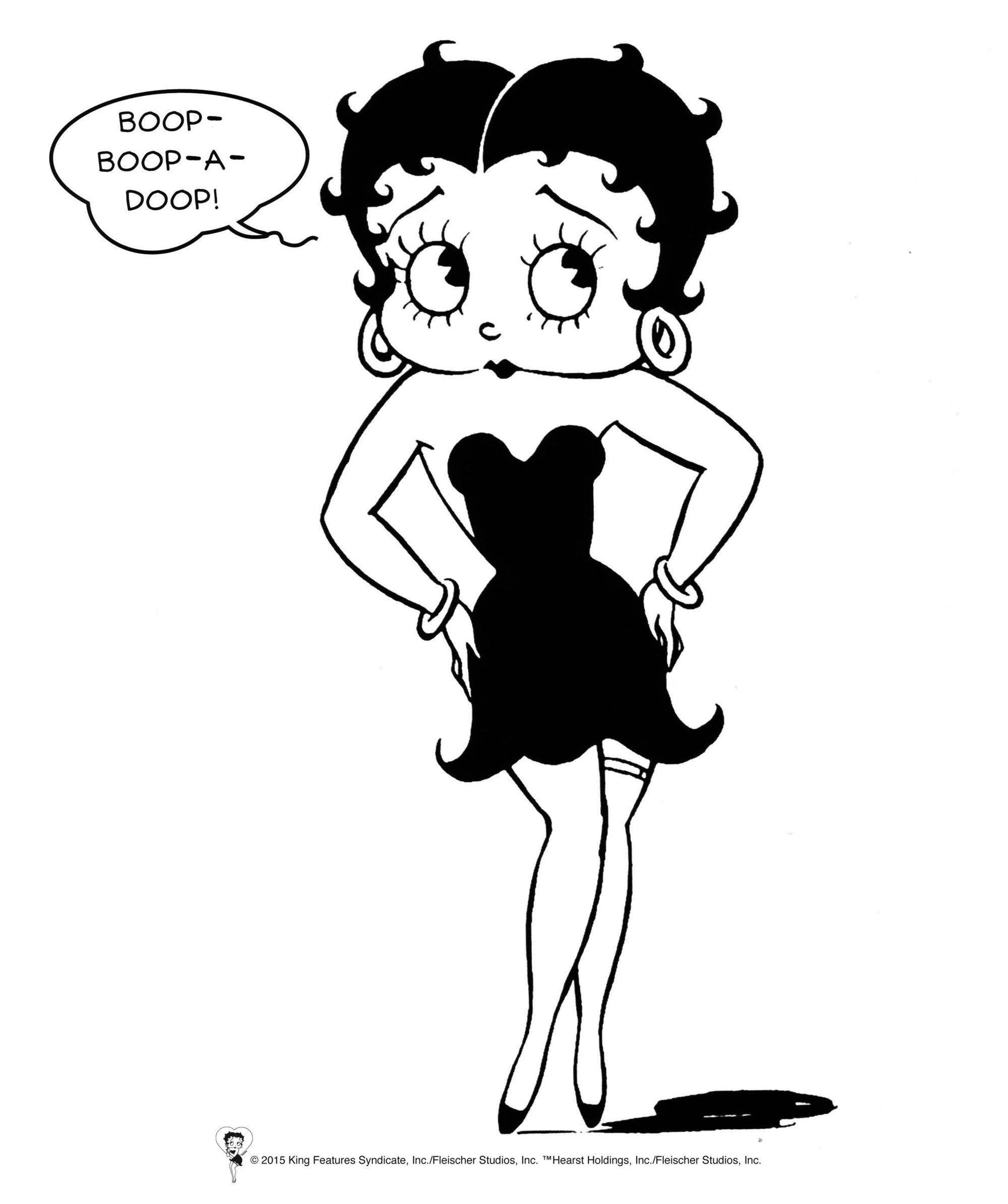 Betty Boop -sarjakuvataidetta Taustakuvat
