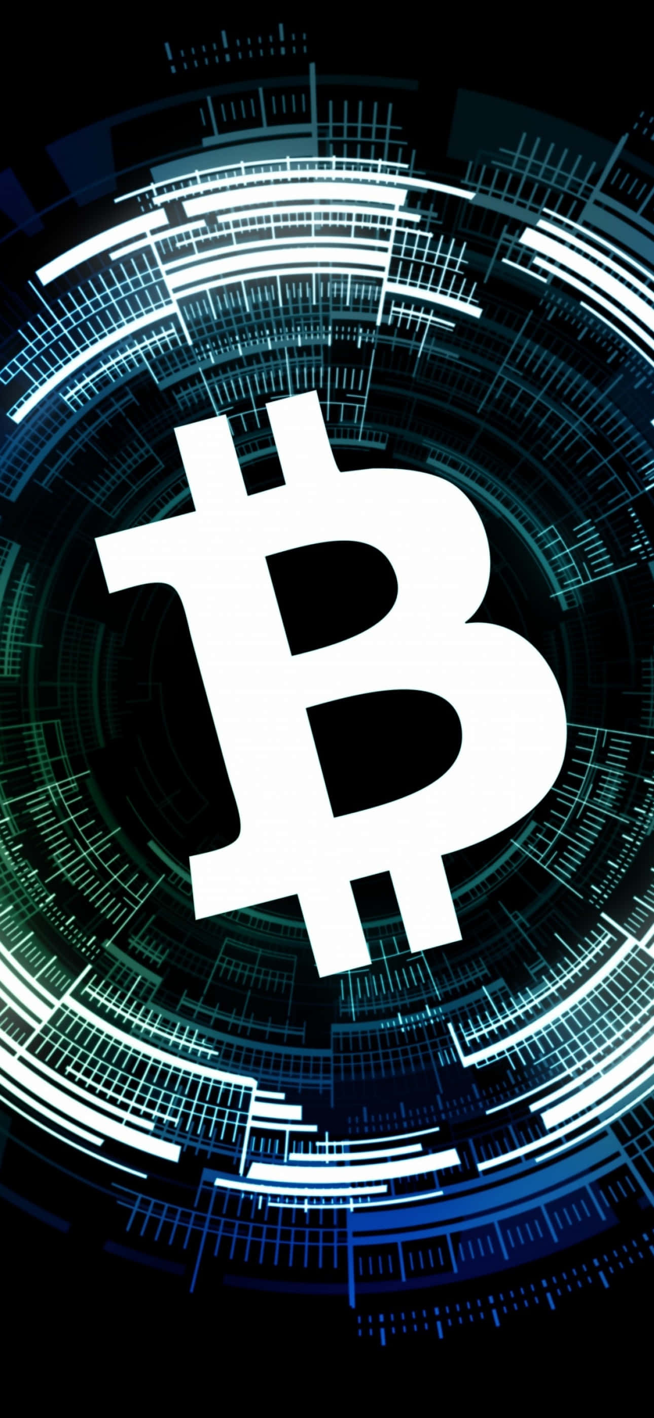 bitcoin-logo mustalla taustalla Taustakuvat