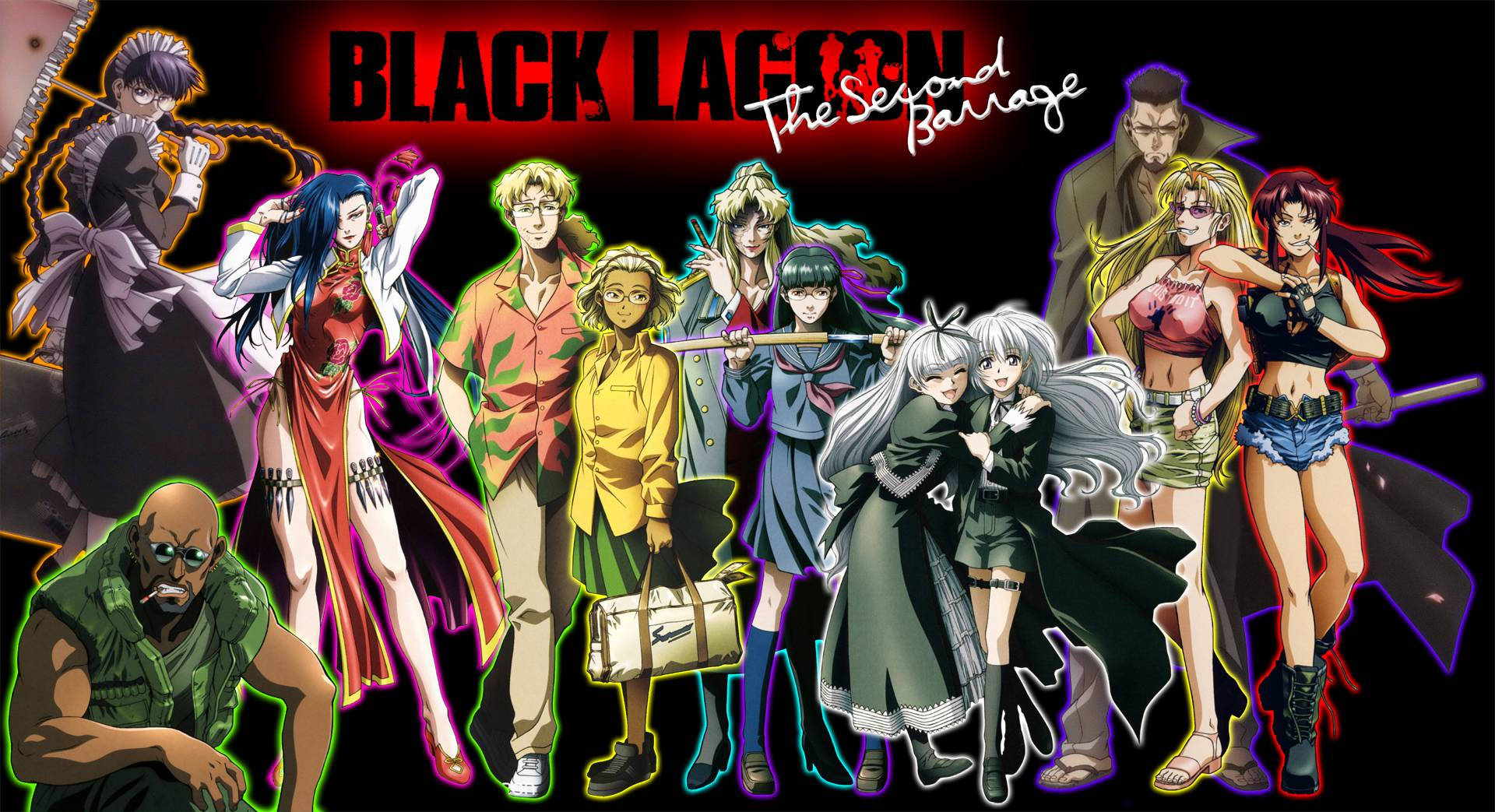 Black Lagoon Second Barrage -juliste Taustakuvat