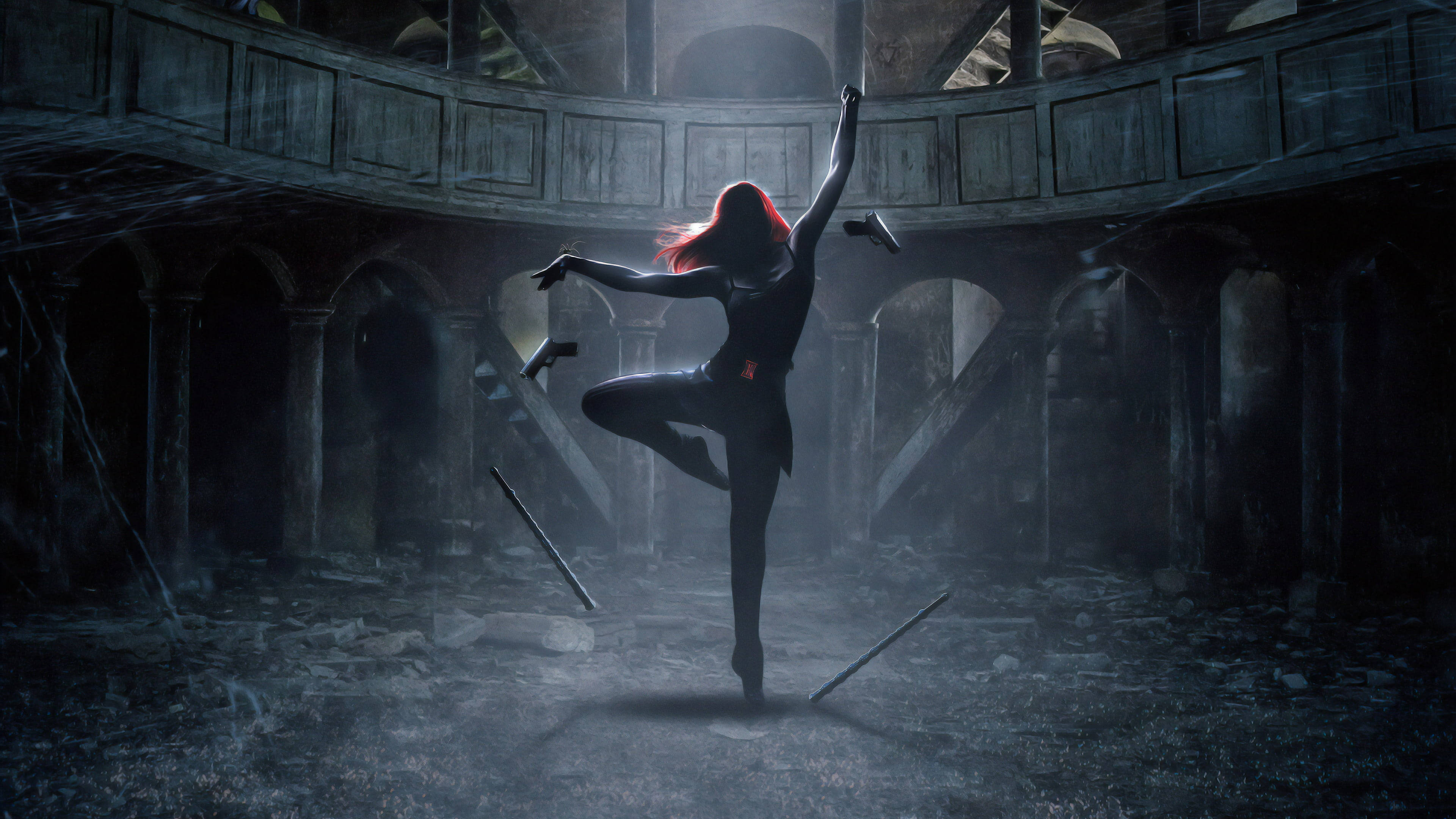 Black Widow Tanssitaide Taustakuvat