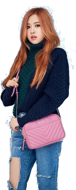 Blackpink-jäsenen muotiasento laukun kanssa Taustakuvat