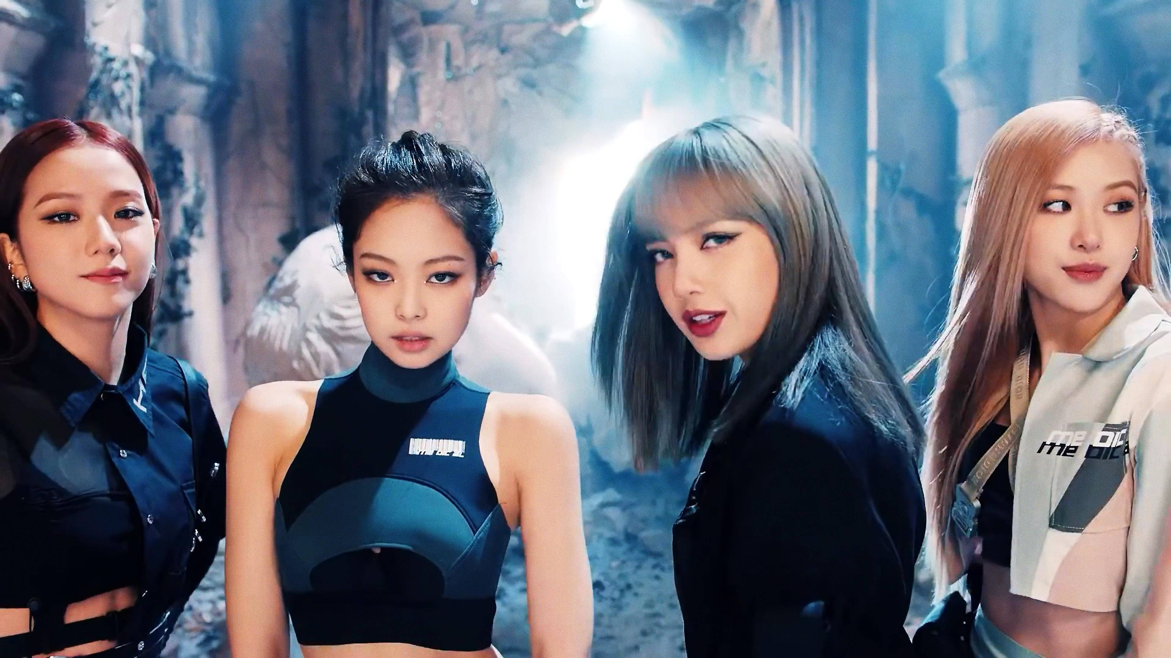 Blackpink Savuisessa Ympäristössä Taustakuvat