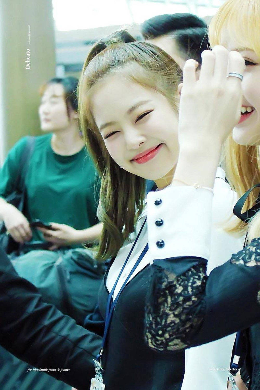 Blackpink Söpö Jennie Pulleat Posket Taustakuvat