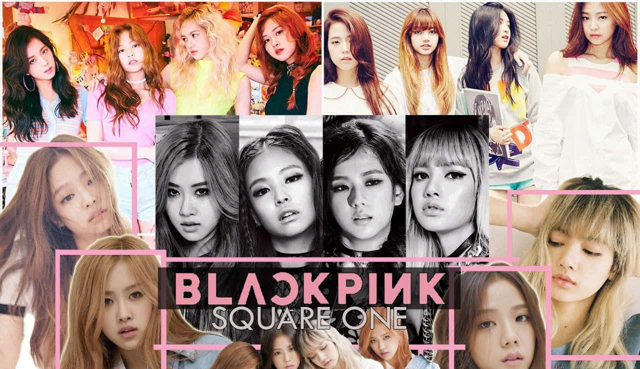 blackpink square one - kollaasi tytöistä Taustakuvat