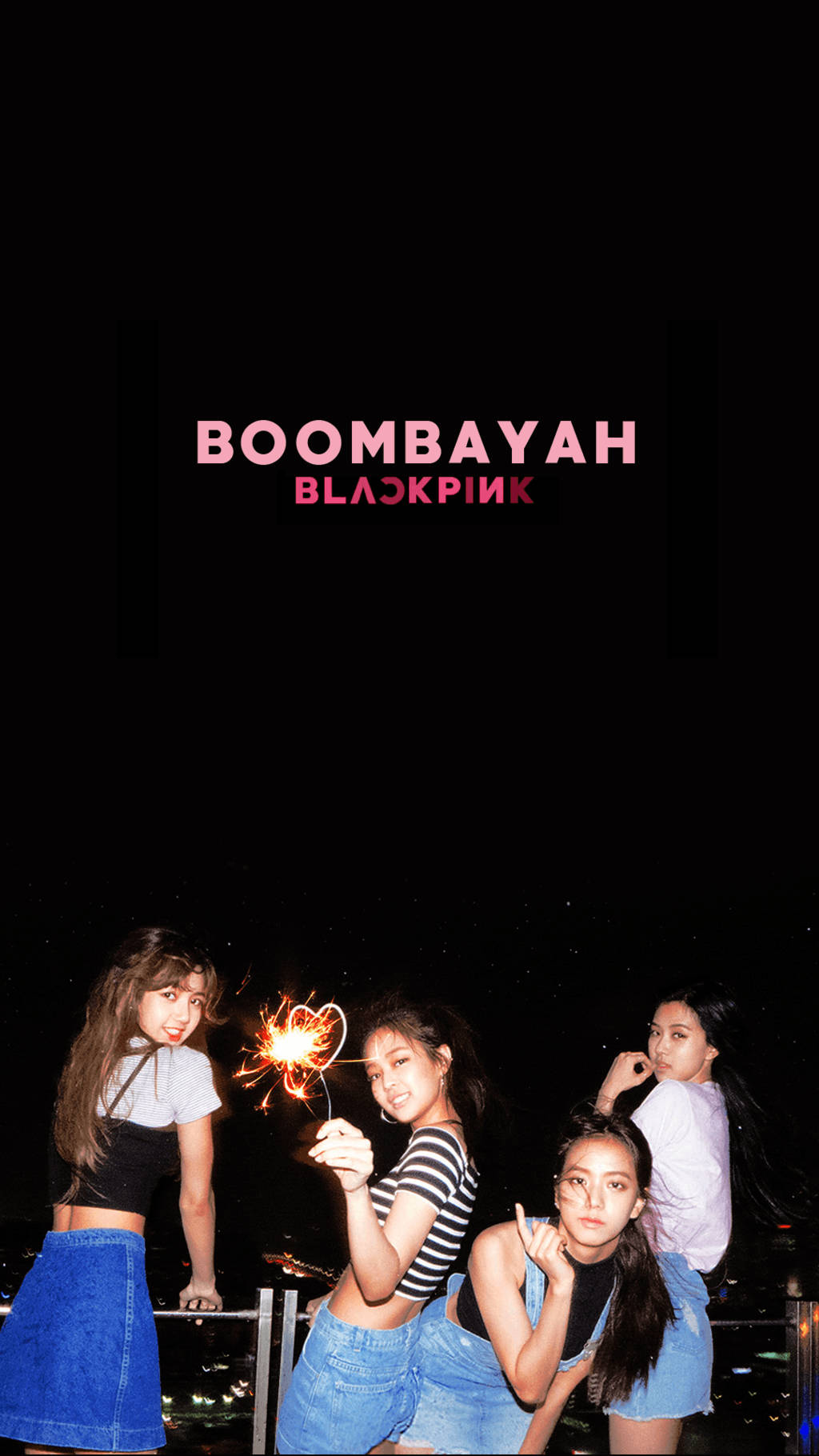 Blackpinkin jäsenet nauttimassa illasta! Taustakuvat