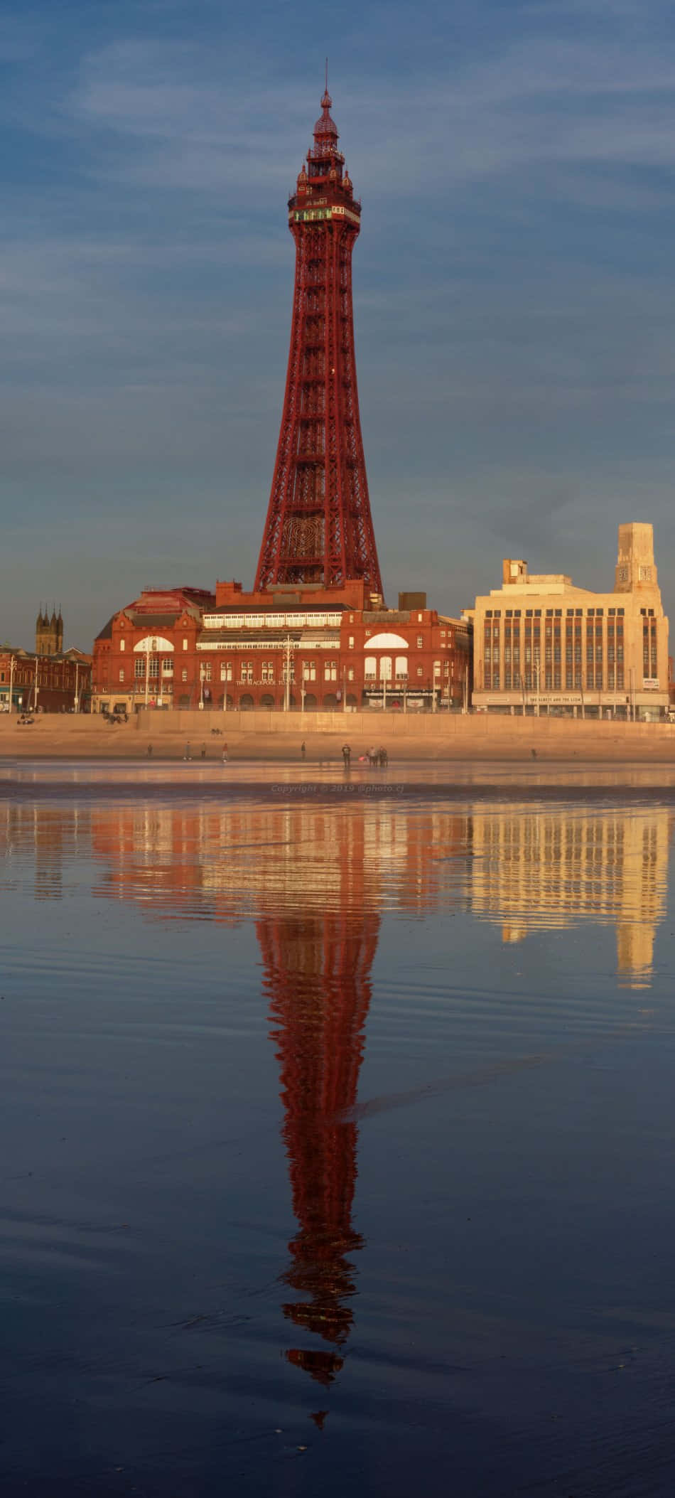Blackpool Towerin heijastus Taustakuvat