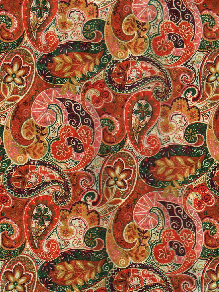 Boho-tyylinen paisley-kuvio Taustakuvat