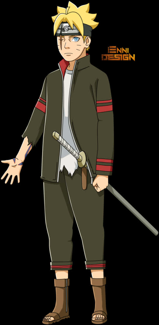Boruto Uzumaki valmiina toimintaan Taustakuvat