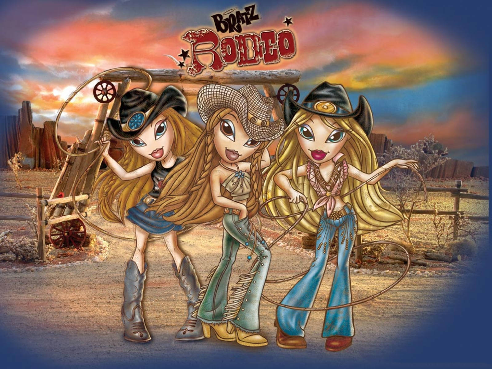 Bratz Aesthetic Rodeo-tytöt Taustakuvat
