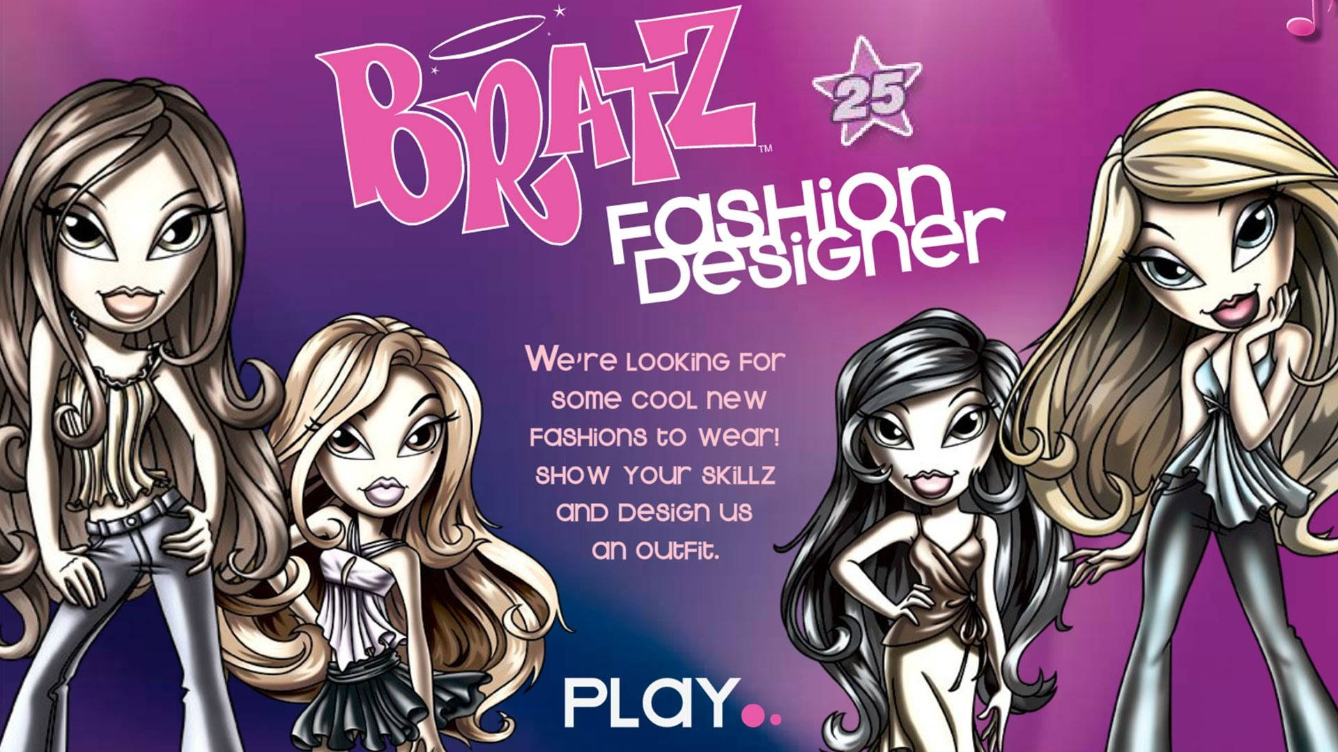 Bratz Esteettinen Muotipelin Juliste Taustakuvat
