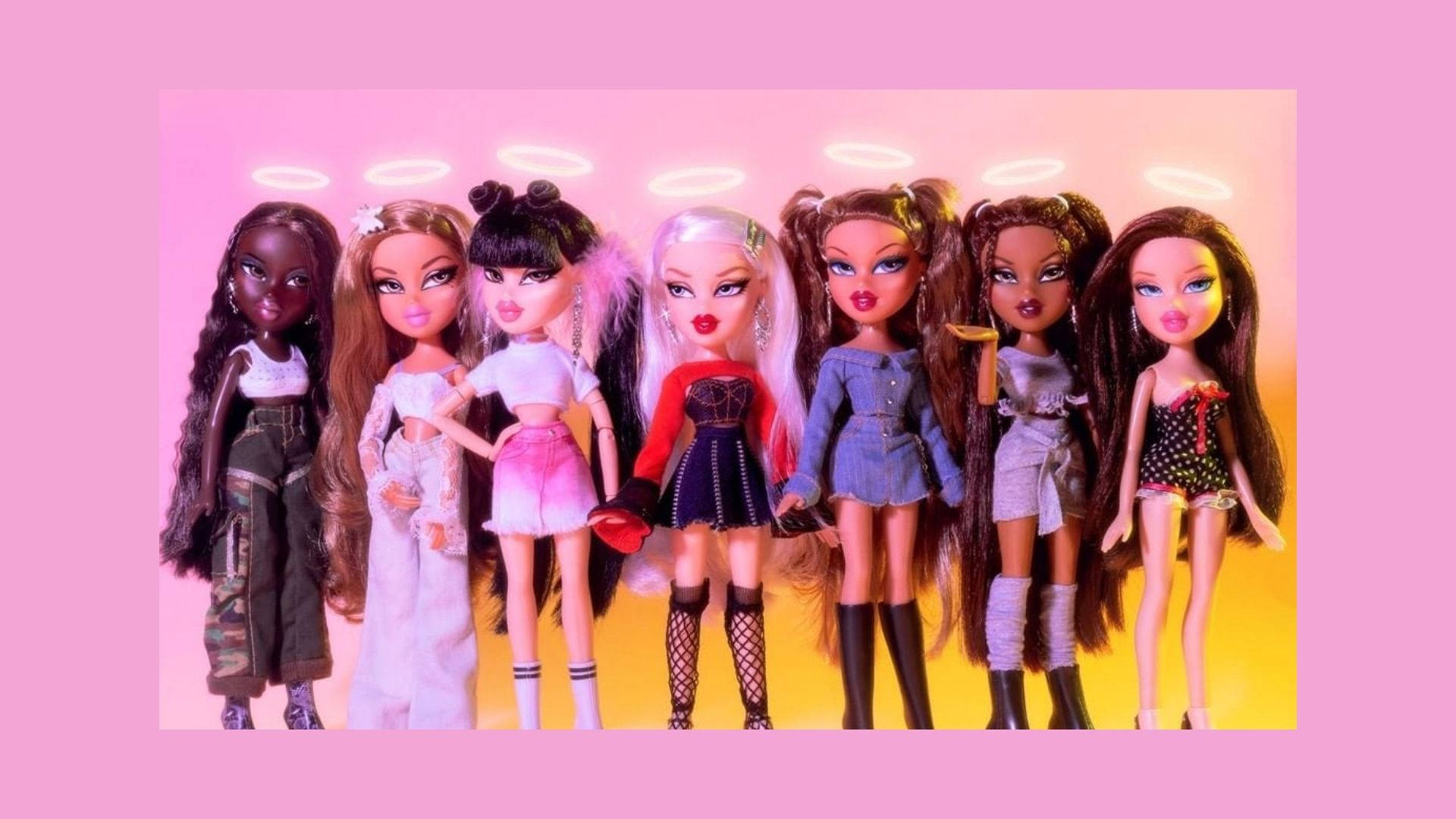 Bratz-estetiikan nuket omaksumassa Halo-tyylinsä Taustakuvat