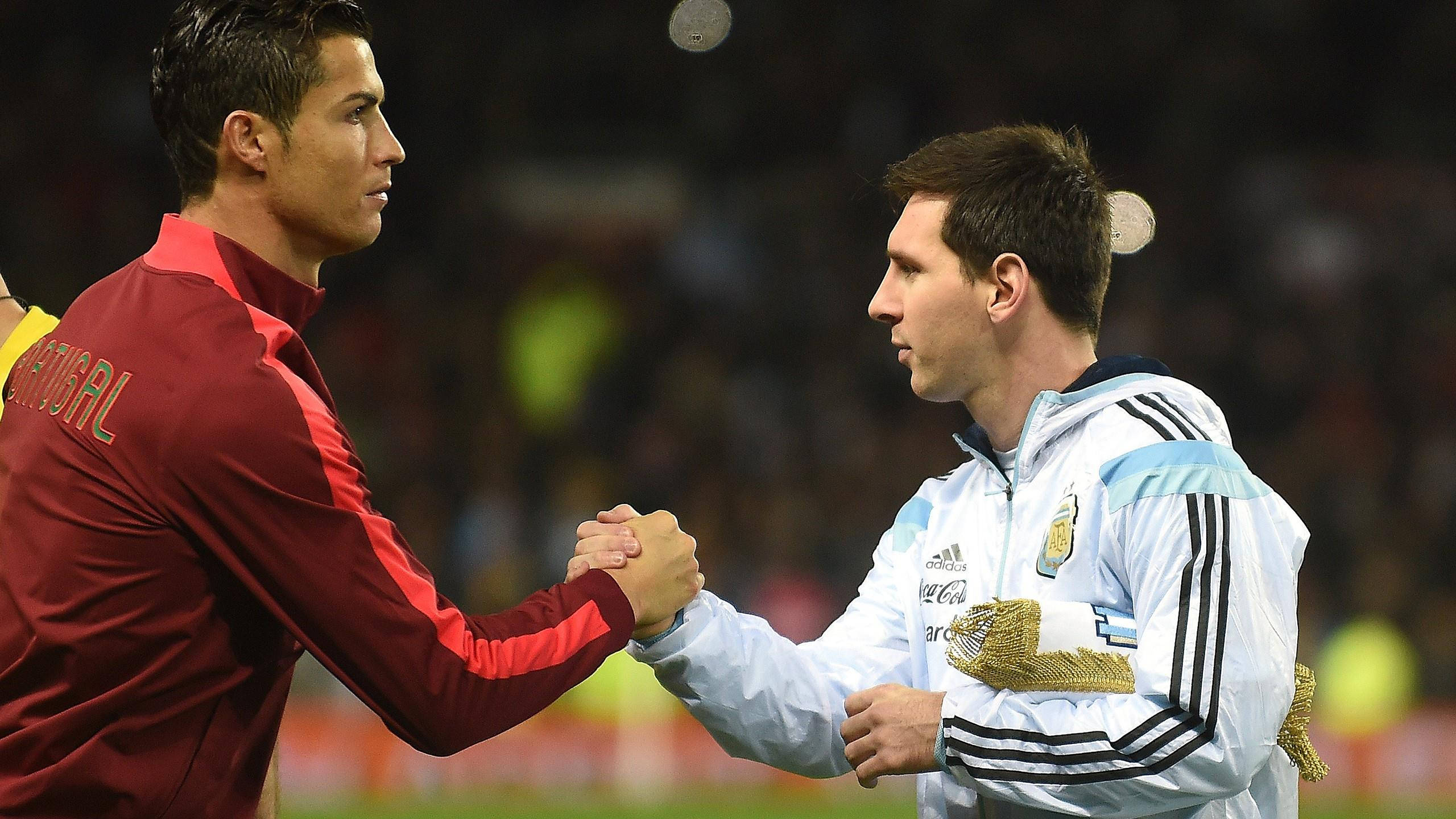 Bro Shake Messi ja Ronaldo 4K Taustakuvat