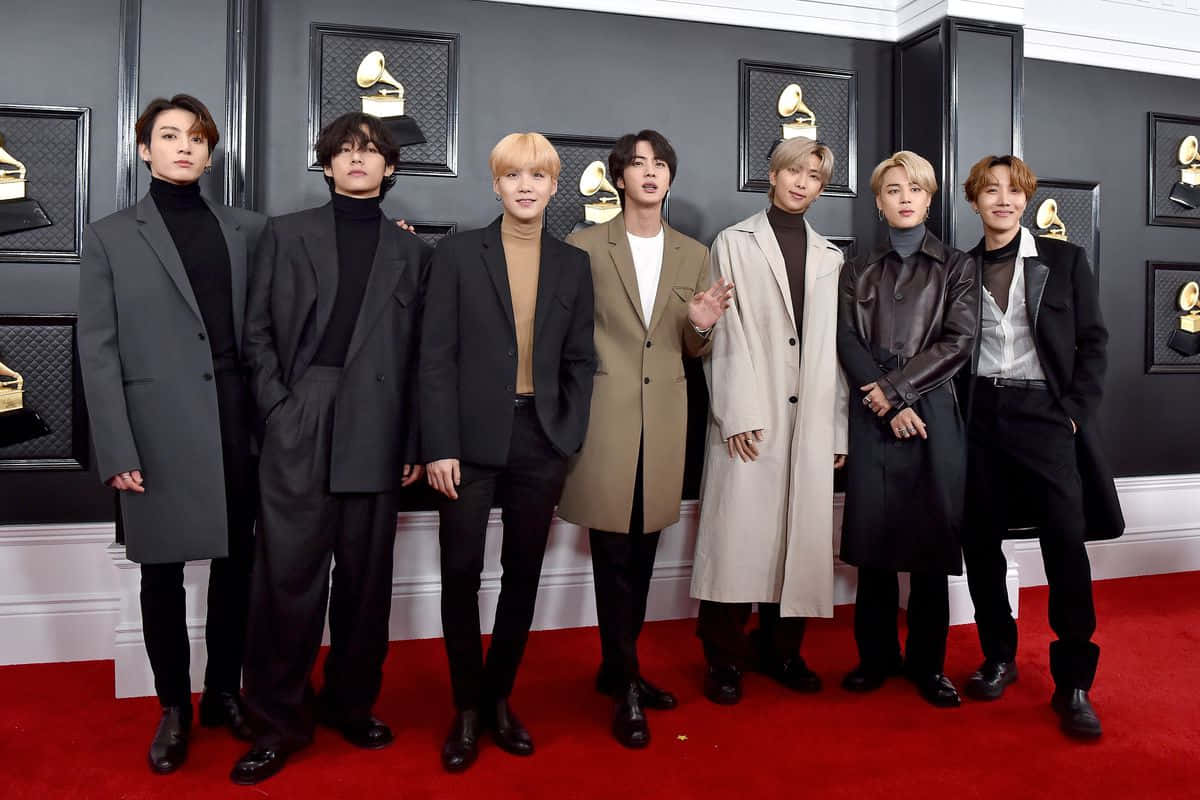 BTS 2020 Grammys -kuva Taustakuvat