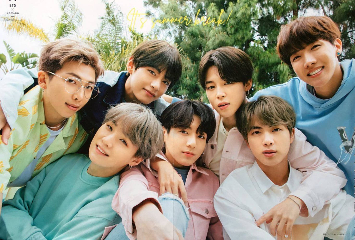 Bts 2021 työpöytä söpö ryhmäkuva Taustakuvat