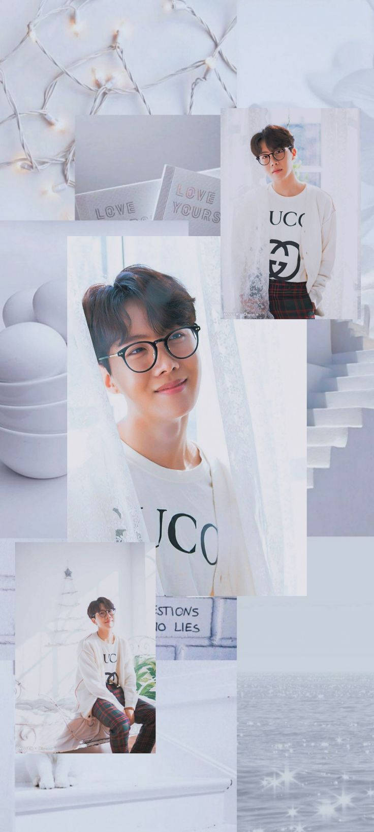 BTS Aesthetic Jhope Valkoisella Taustakuvat