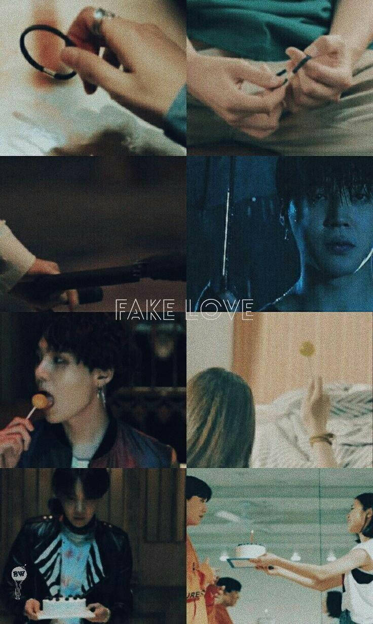 BTS Fake Love -kollaasi Taustakuvat