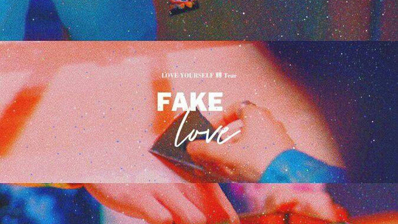 BTS Fake Love rakeisella otoksella kannettavaan Taustakuvat