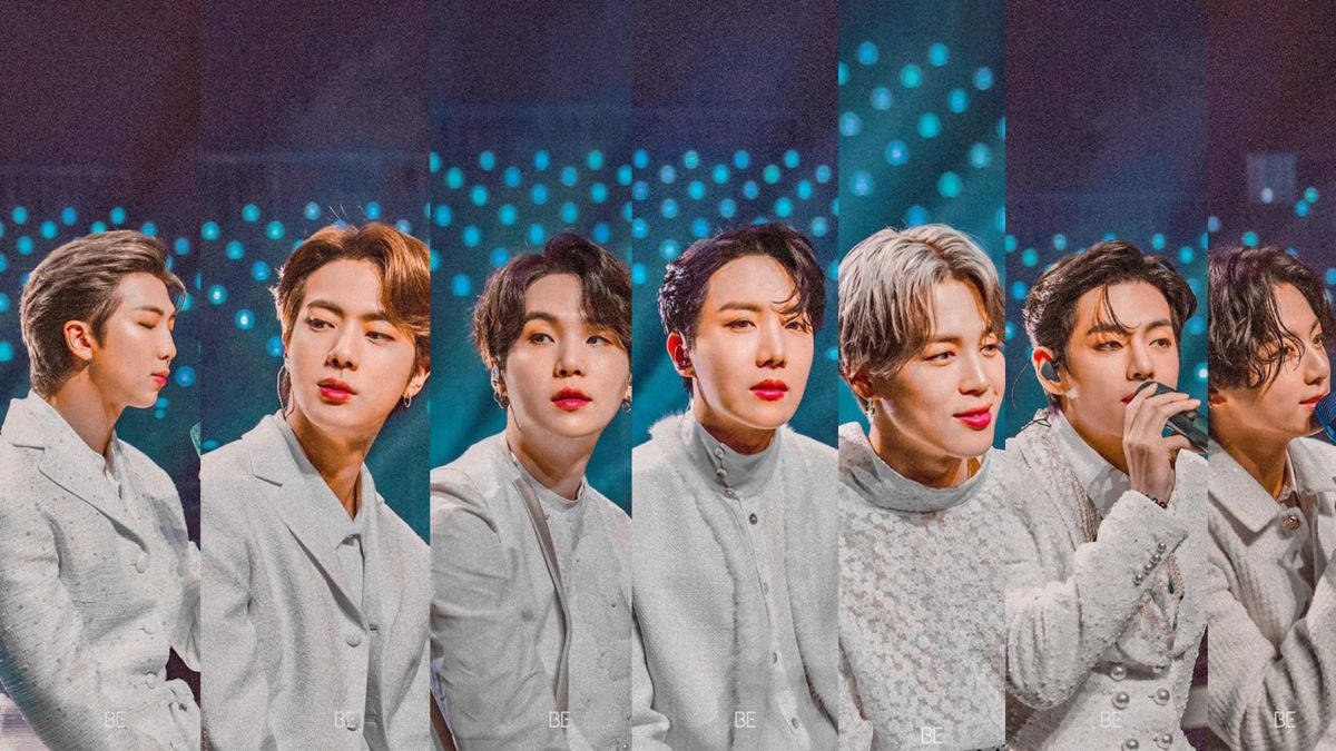 BTS-halkaisunäyttö työpöydän taustakuva Taustakuvat