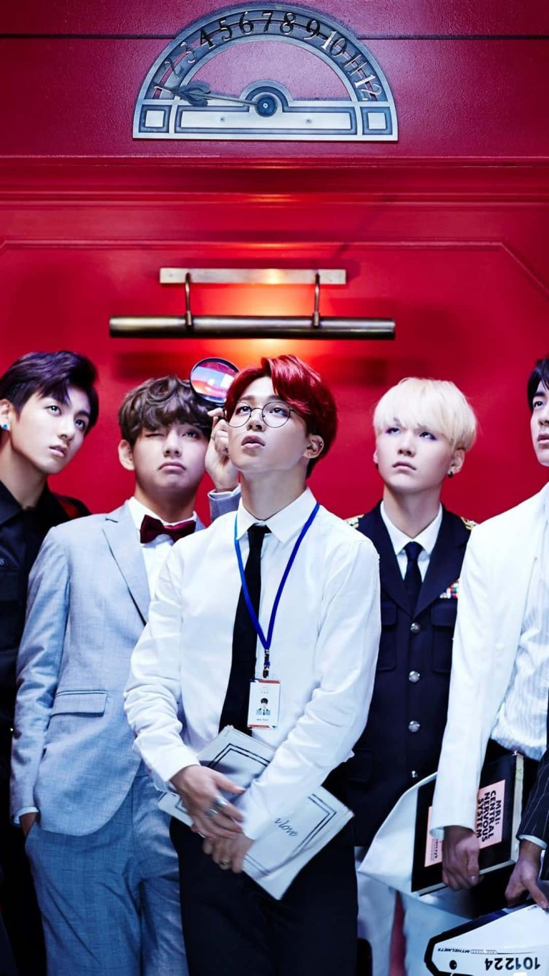 BTS hississä iPhone Taustakuvat
