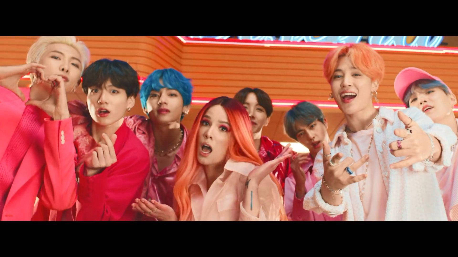 BTS ja Halsey Työpöydän Taustakuva Taustakuvat