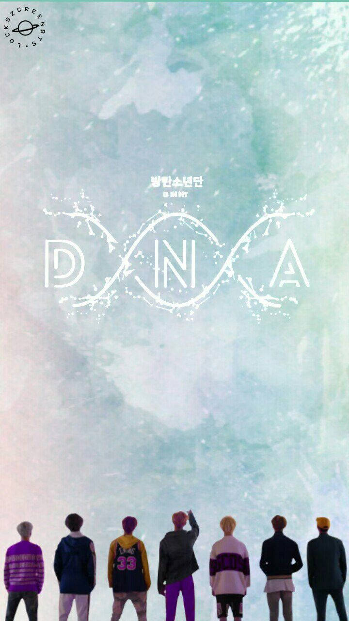 BTS-jäsenet takaapäin katsomassa ylös taustalla lukee DNA, uusi albumi