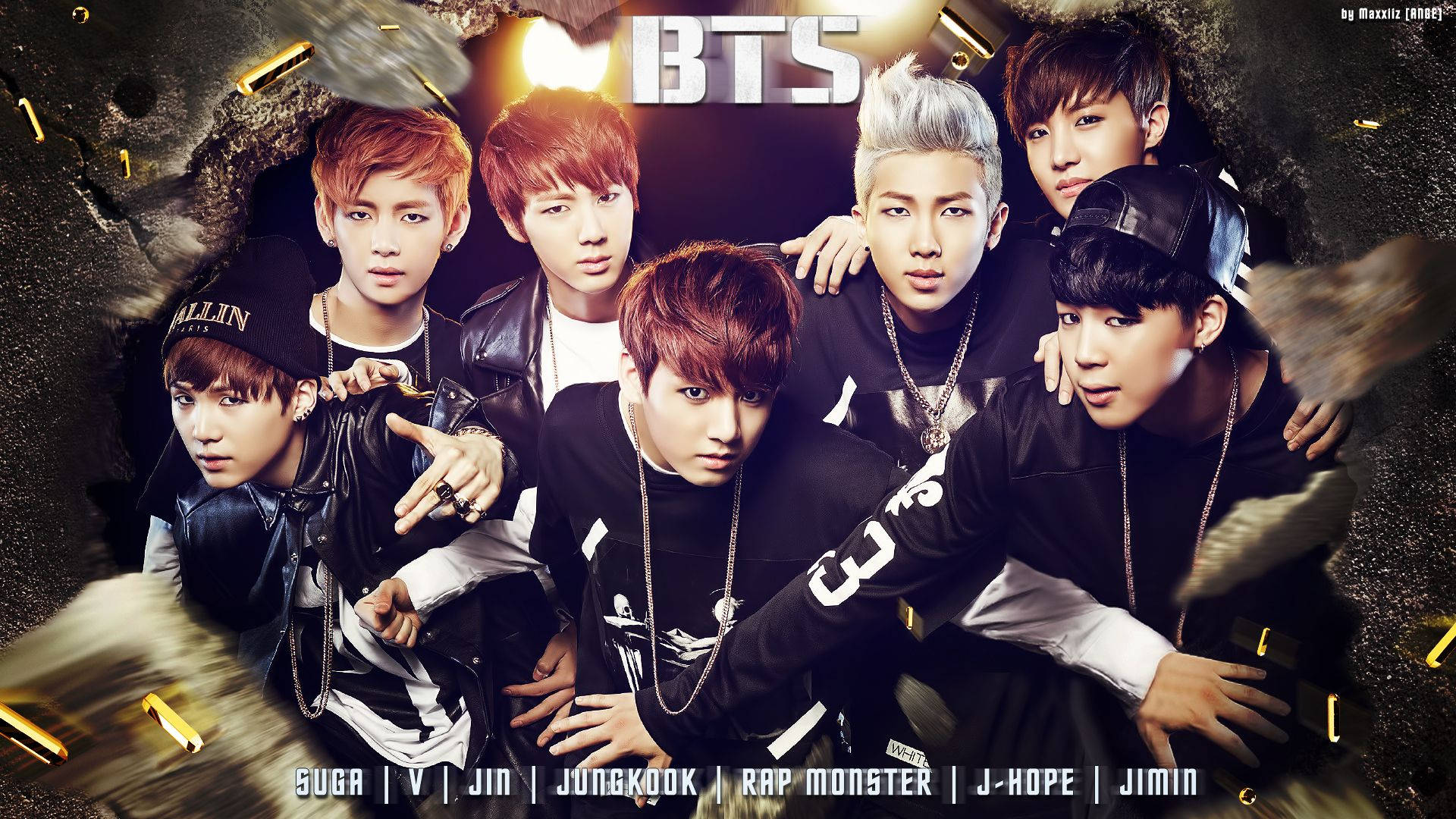 BTS-poikabändin jäsenet V, Jungkook, Jimin, Suga, Jin, RM ja J-hope uuden albumin kannessa.