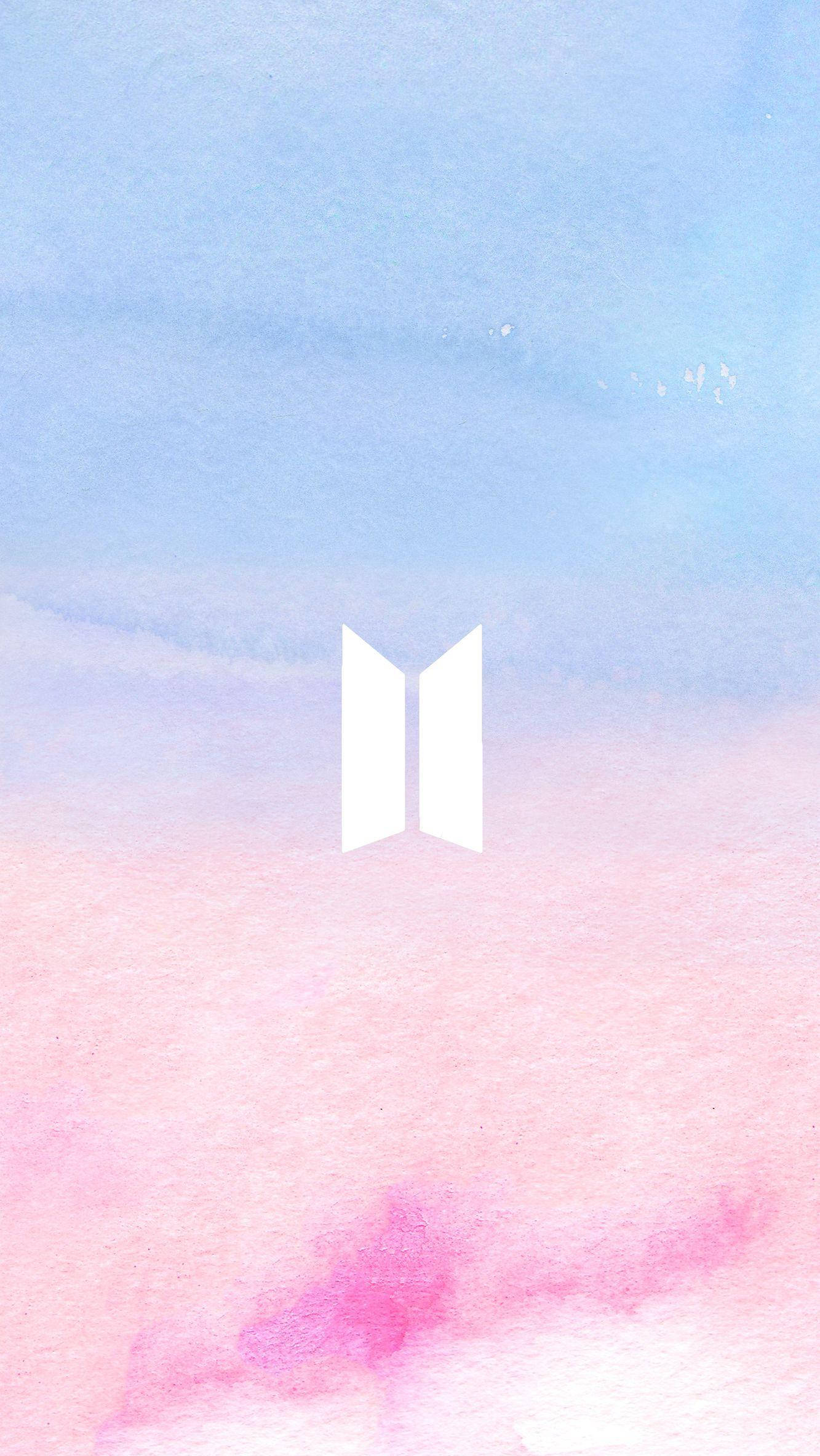 BTS-logo pastellisävyissä Taustakuvat