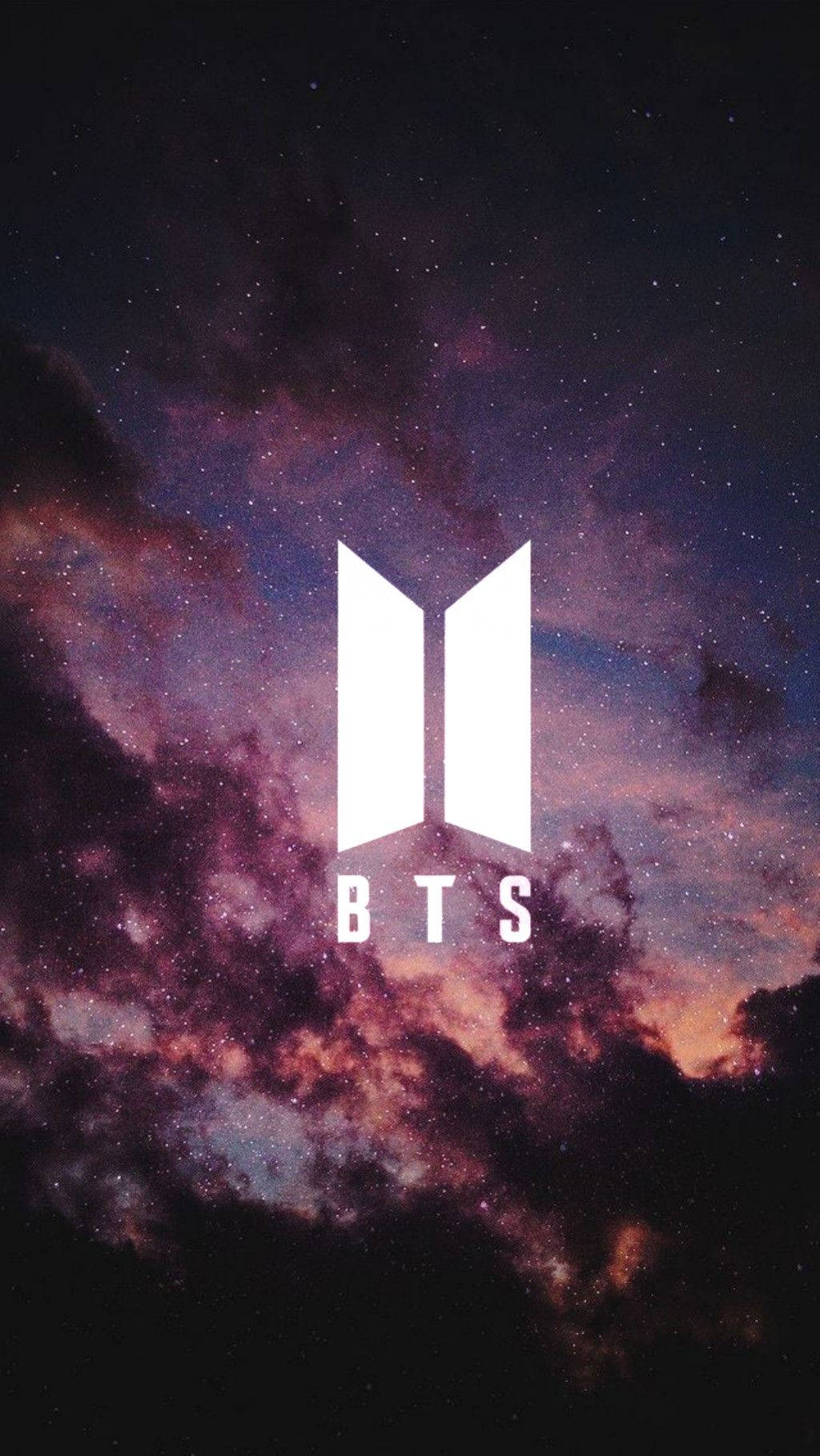 BTS-logo yöllä -taustakuva