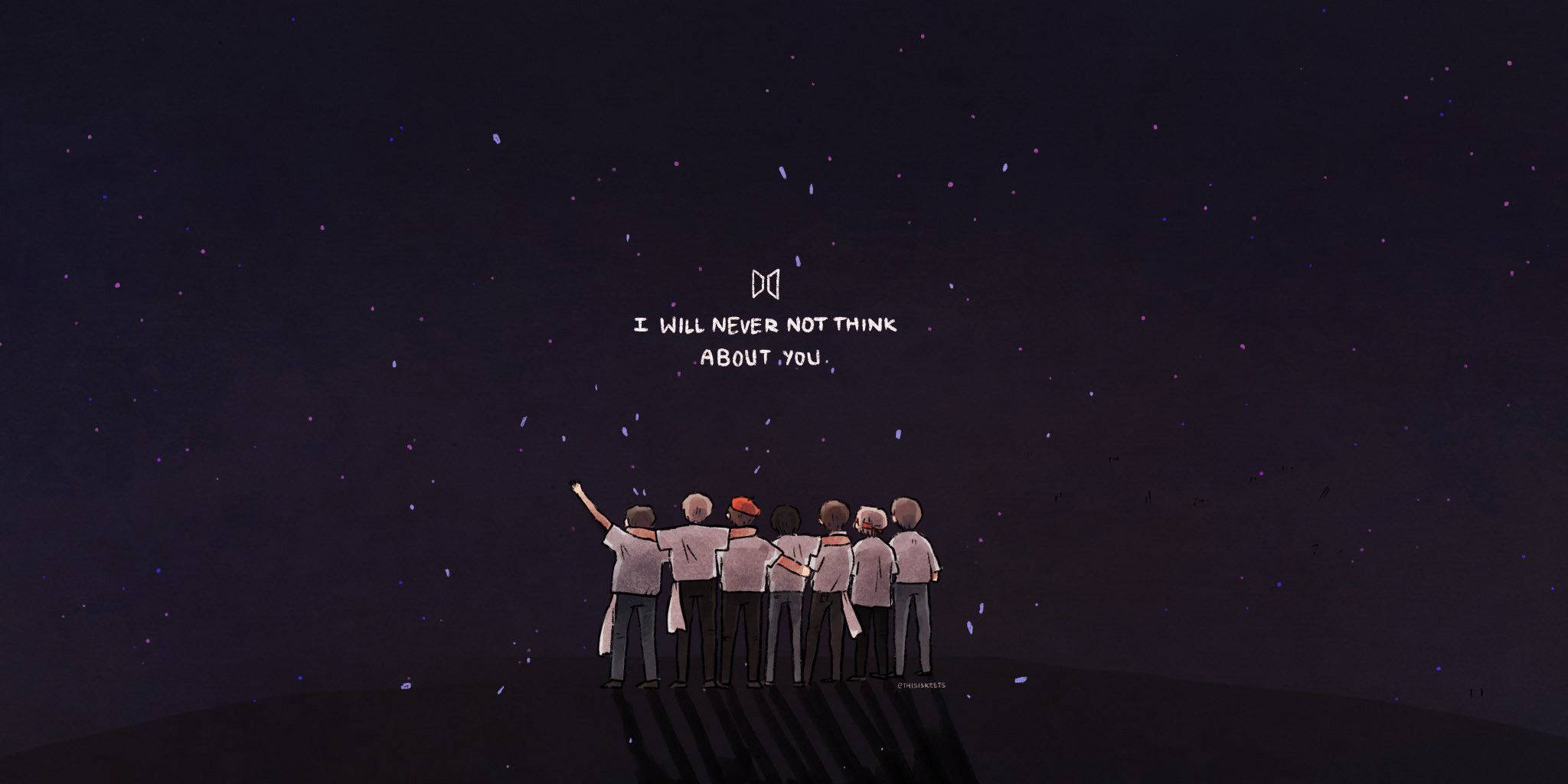 BTS-logon taideteos Taustakuvat