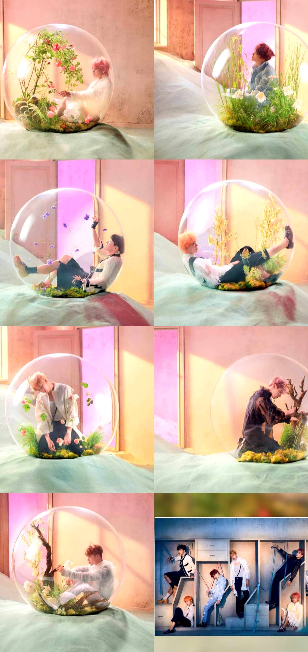 BTS-lukitusnäyttö Love Yourself: Answer Taustakuvat