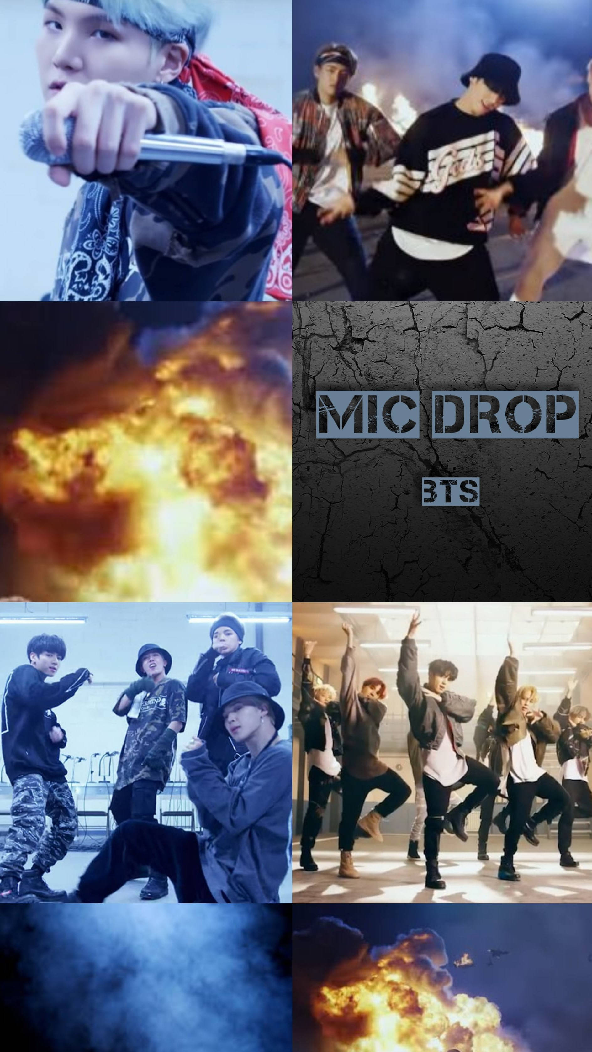 BTS Mic Drop -tanssi Taustakuvat