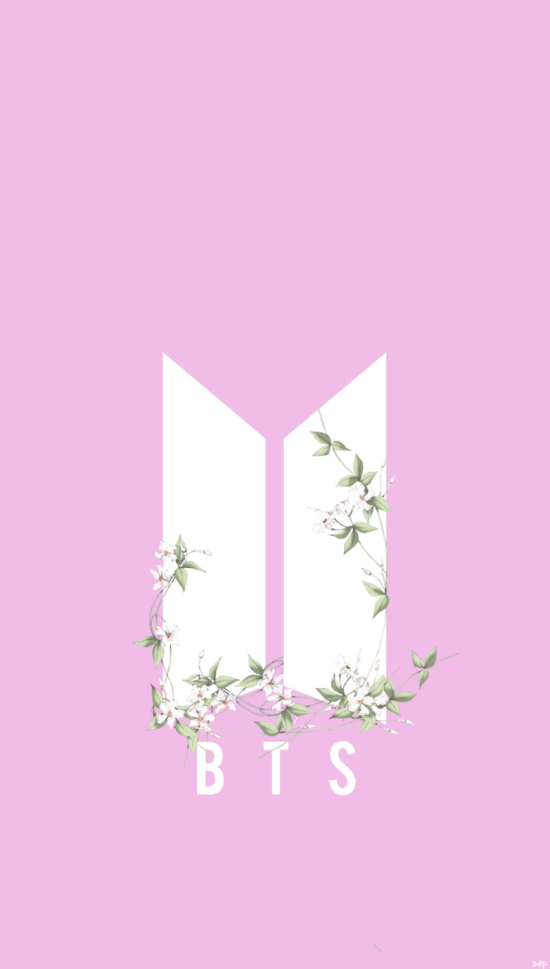 BTS Minimalistinen Logo Taustakuvat