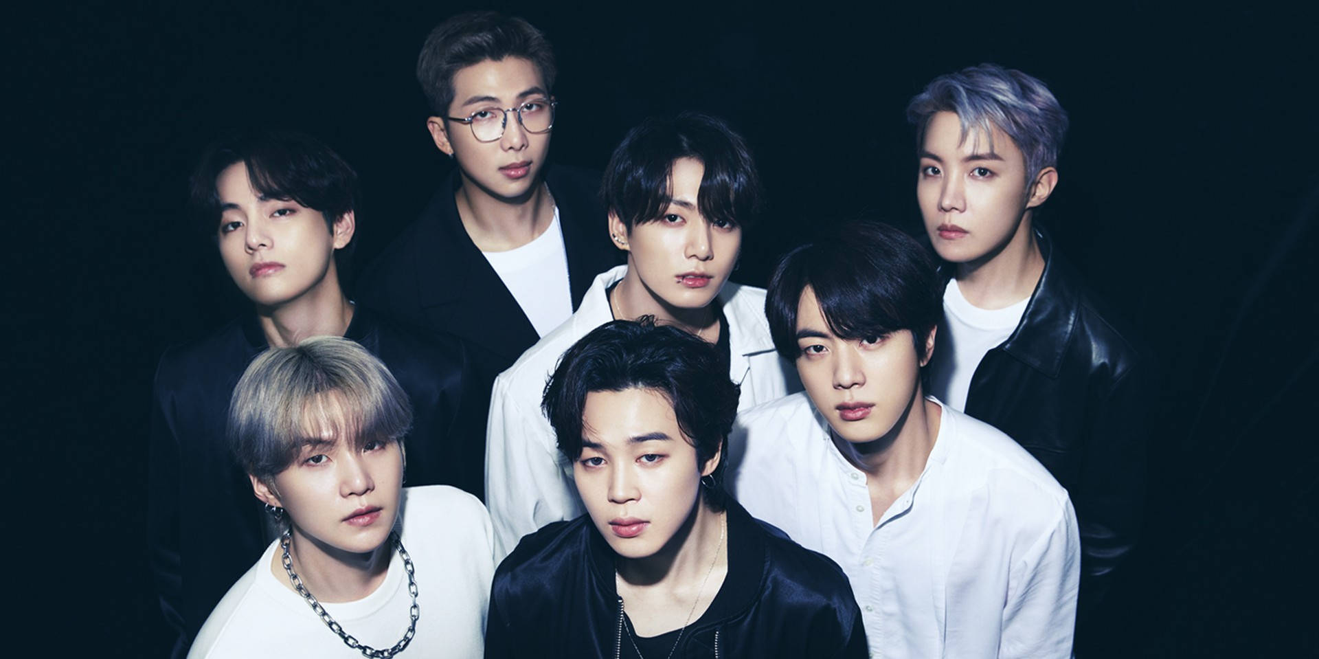 BTS mustavalkoinen työpöytätaustakuva Taustakuvat