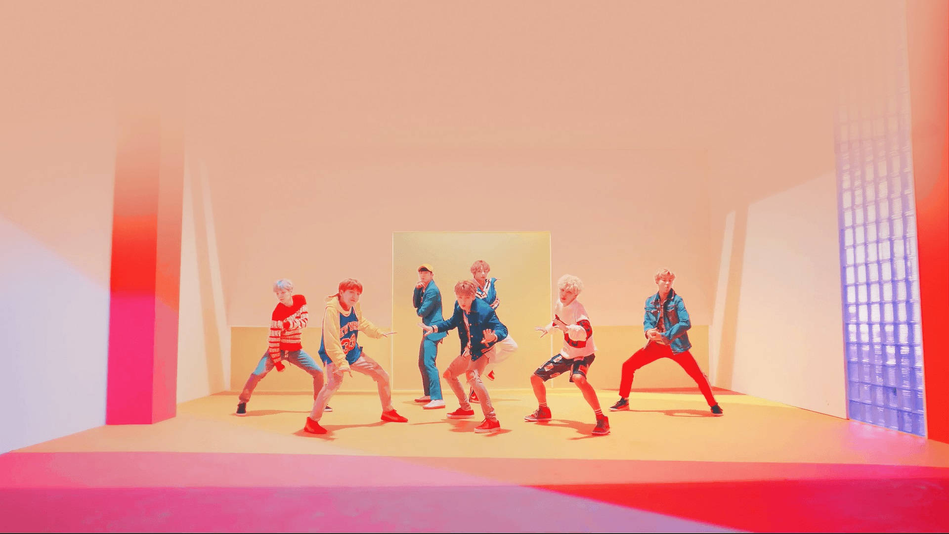 BTS Pink Room Työpöytätaustakuva Taustakuvat
