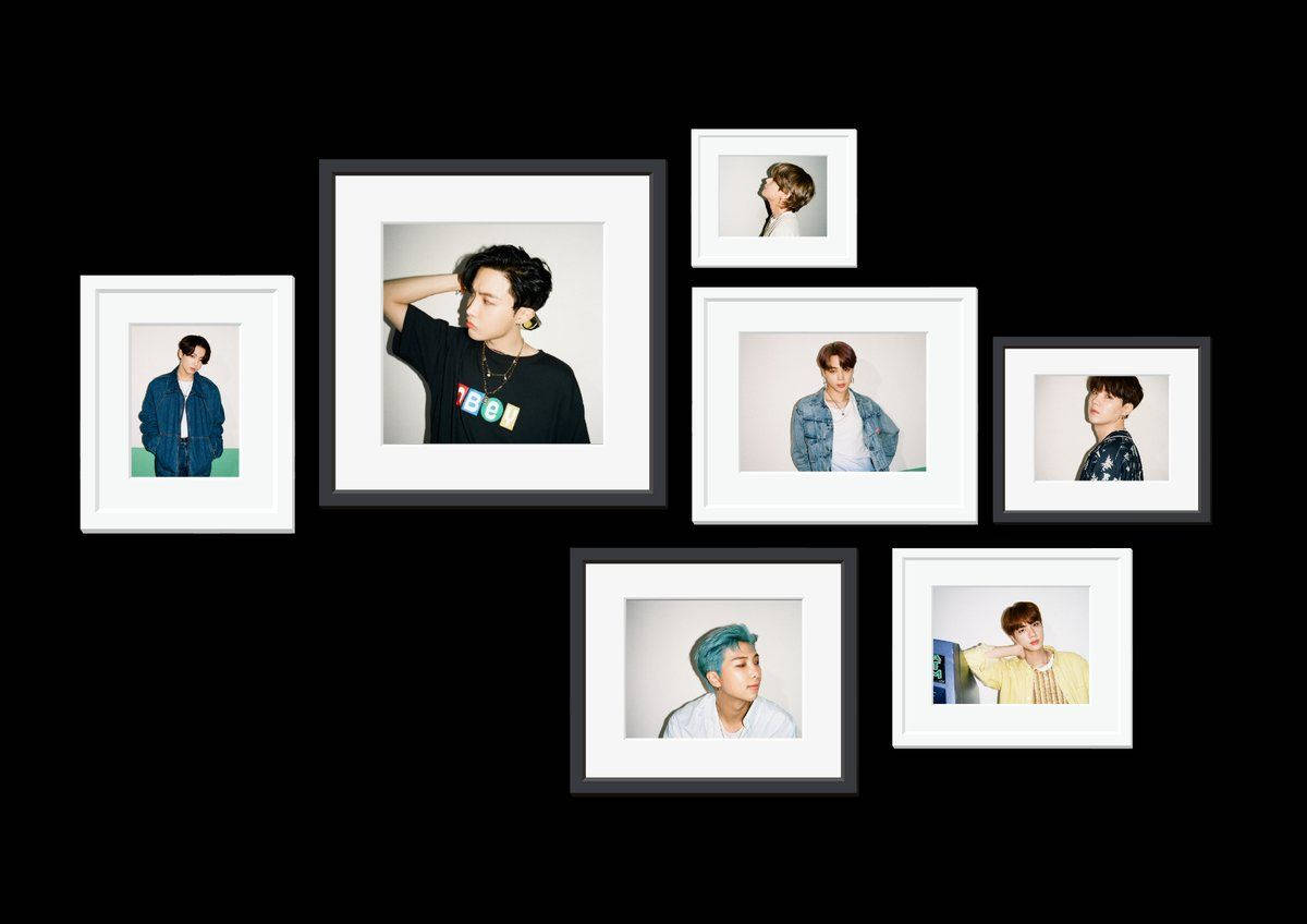 BTS Polaroid-työpöytätaustakuva Taustakuvat