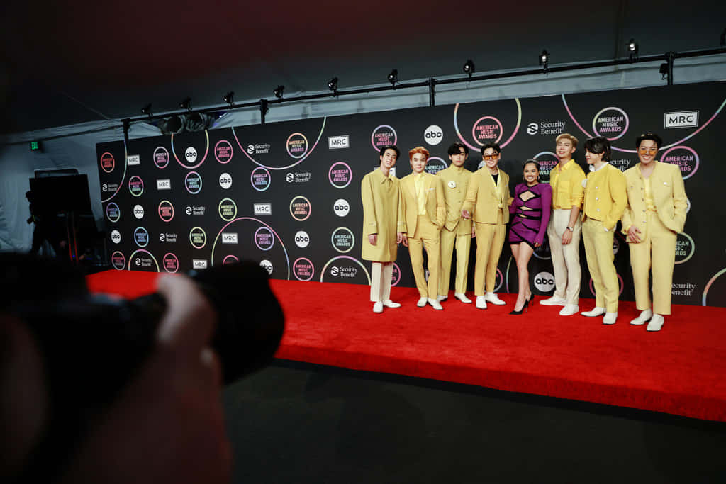 BTS punaisen maton kuva Taustakuvat