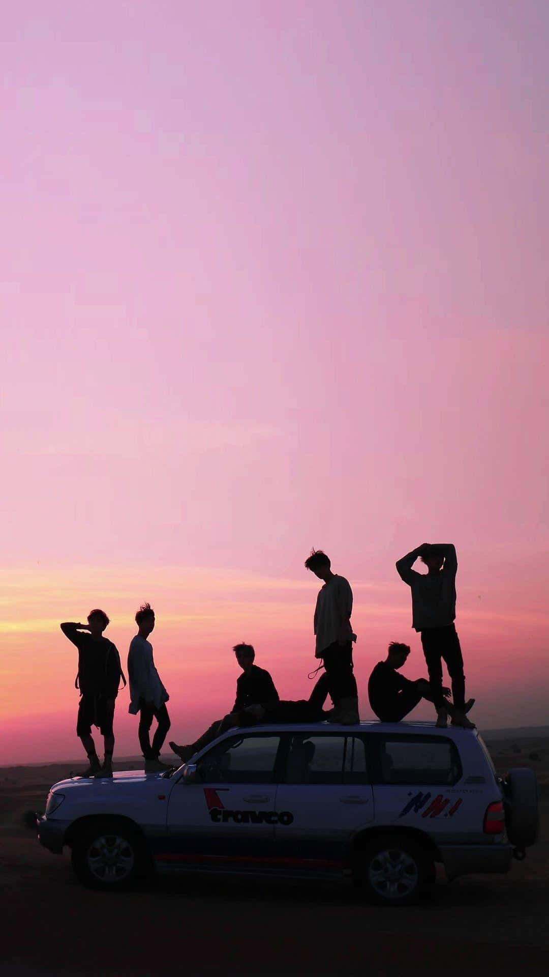 BTS Purppurataivas iPhone Taustakuvat