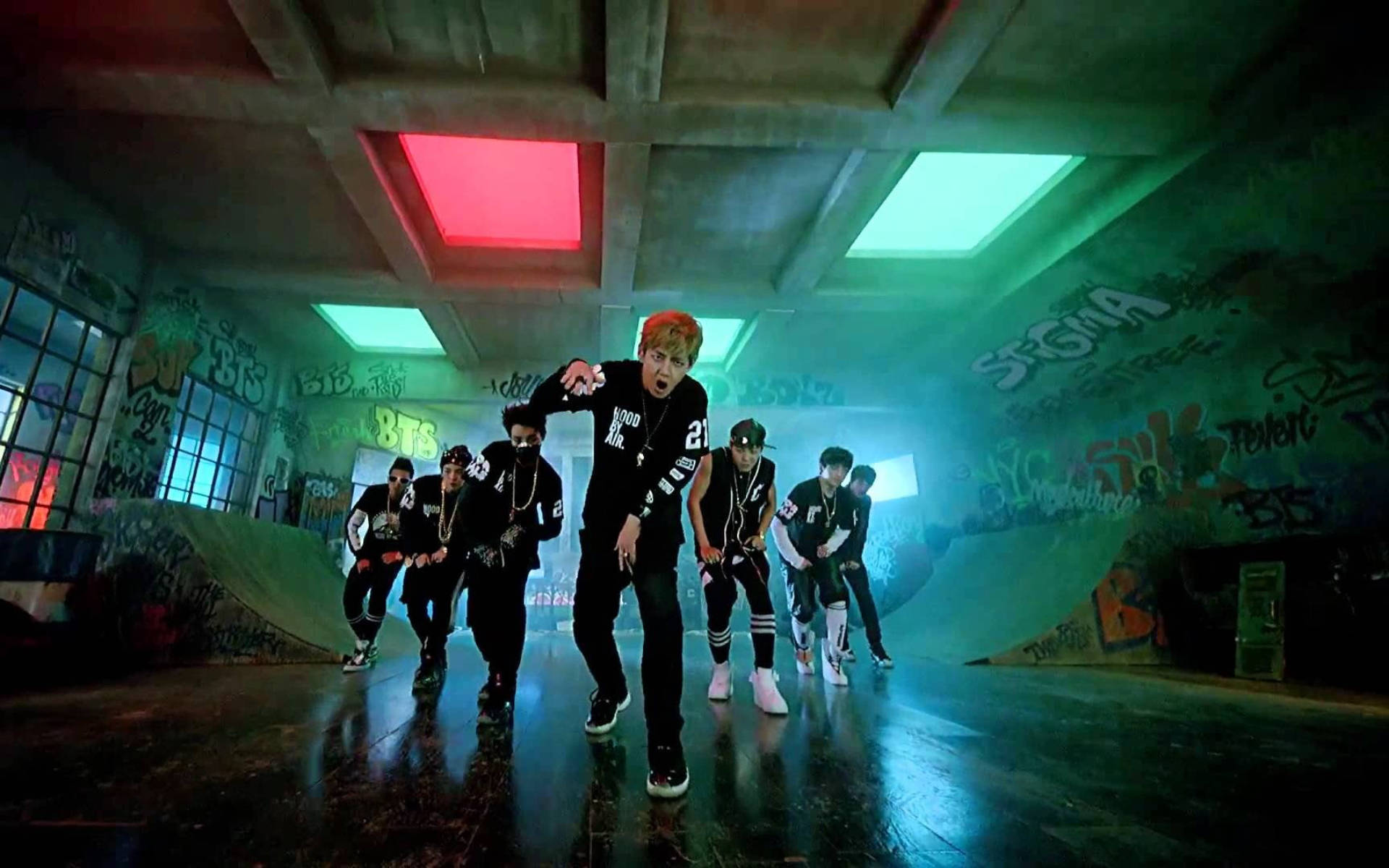 BTS ryhmäkuva No More Dream Taustakuvat