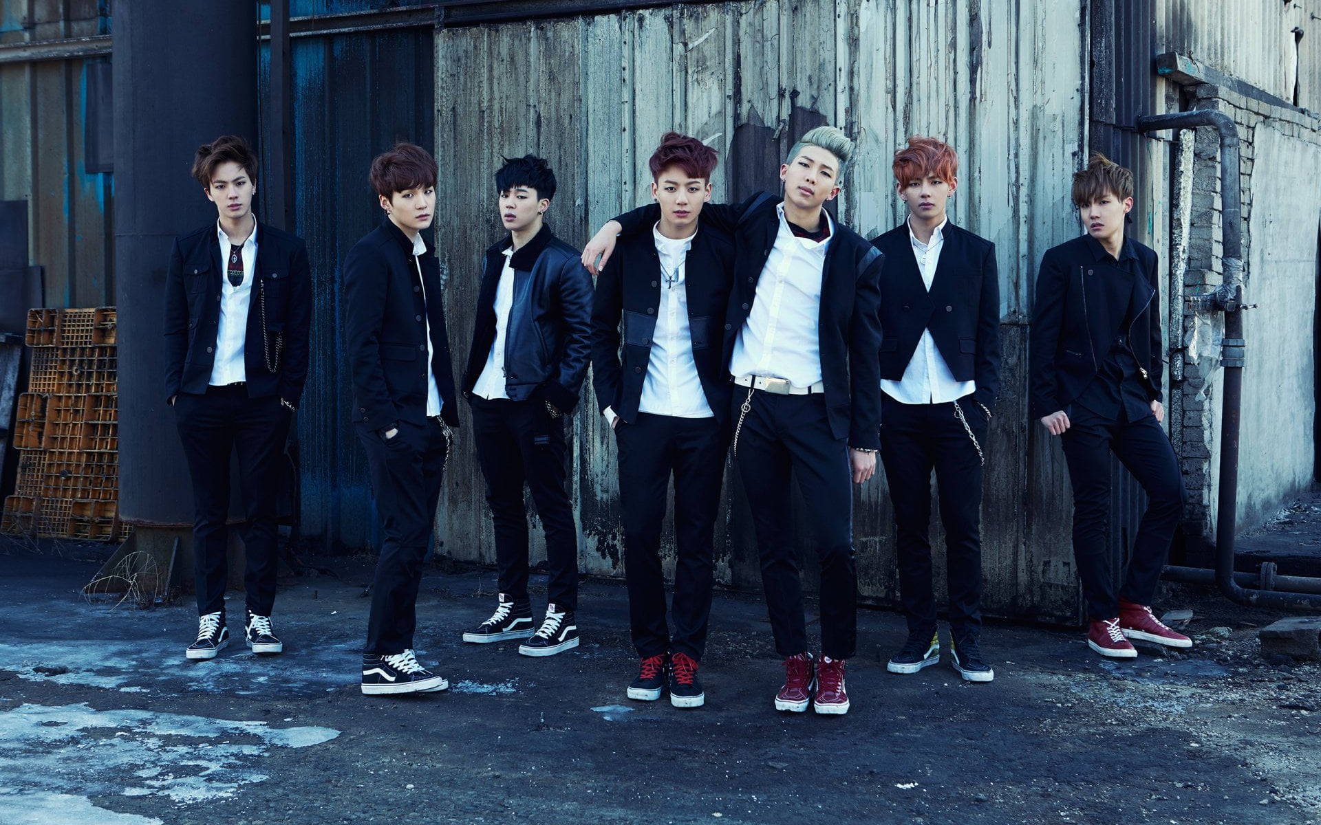 BTS Ryhmäkuva Skool Luv Affair Taustakuvat