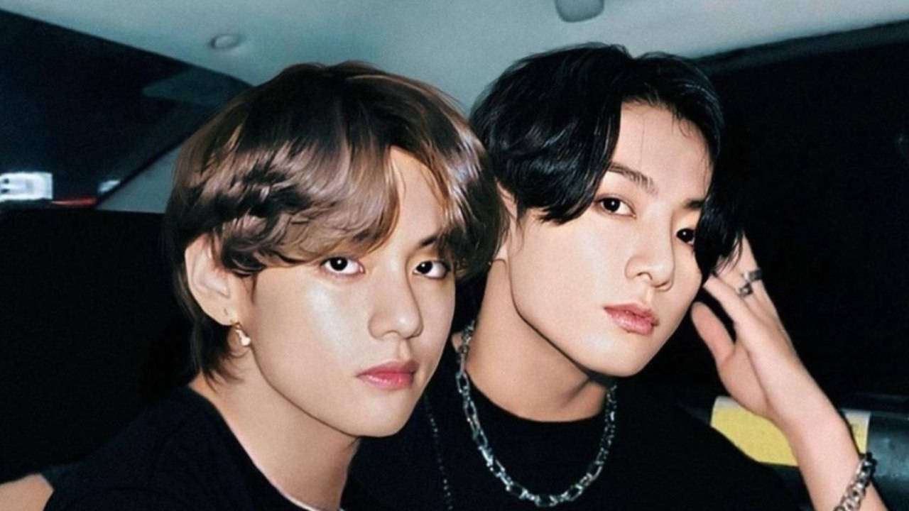 BTS V Jungkook autossa Taustakuvat